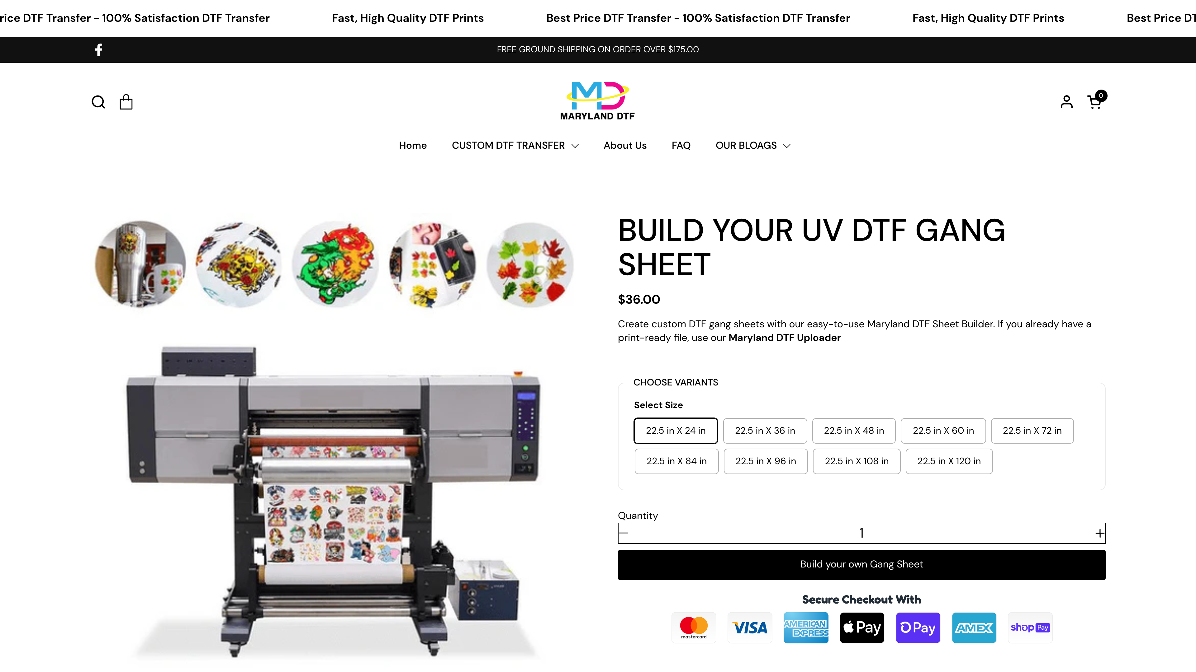 DTF Priting Website  screenshot 4