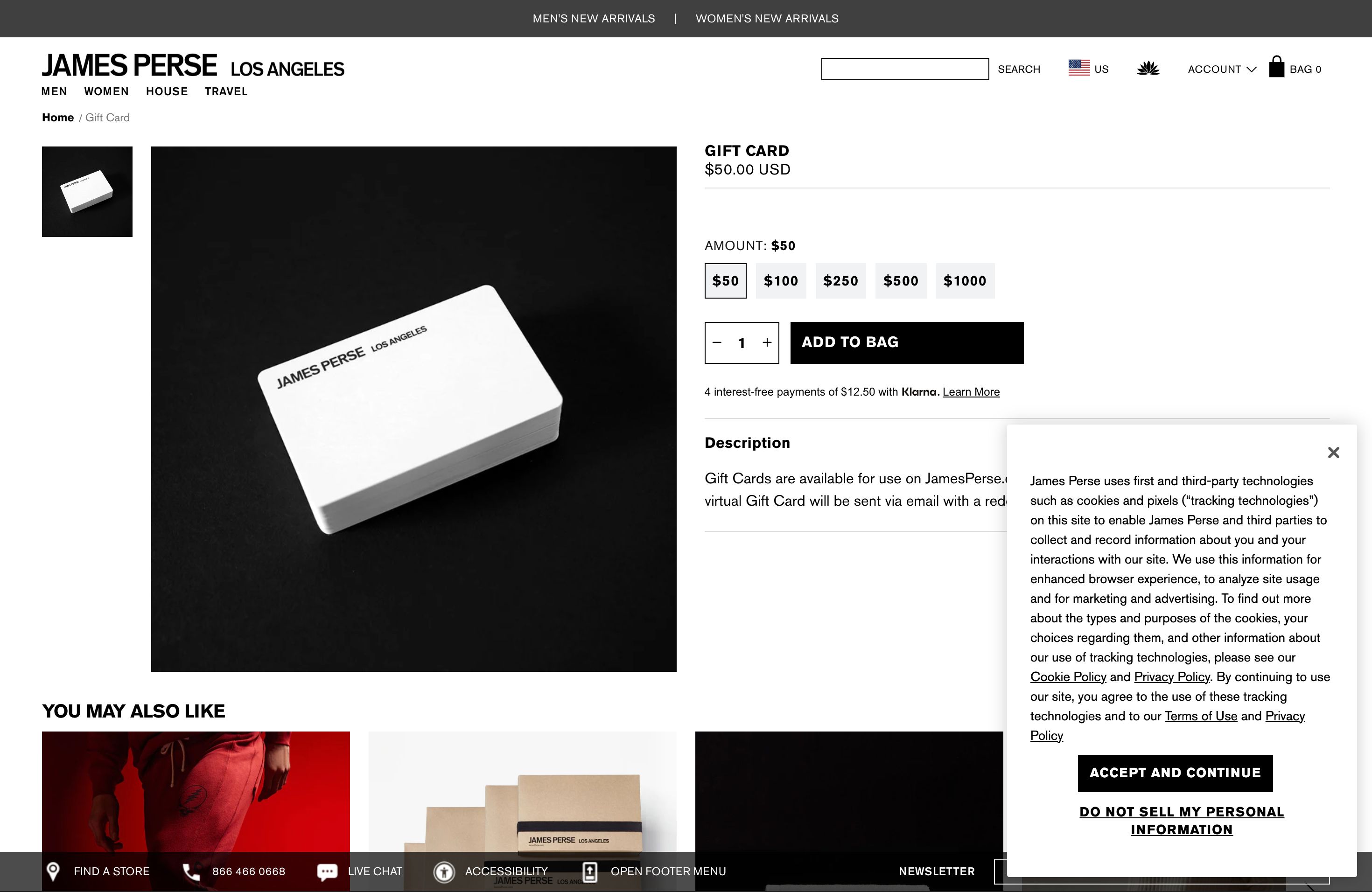 James Perse screenshot 3