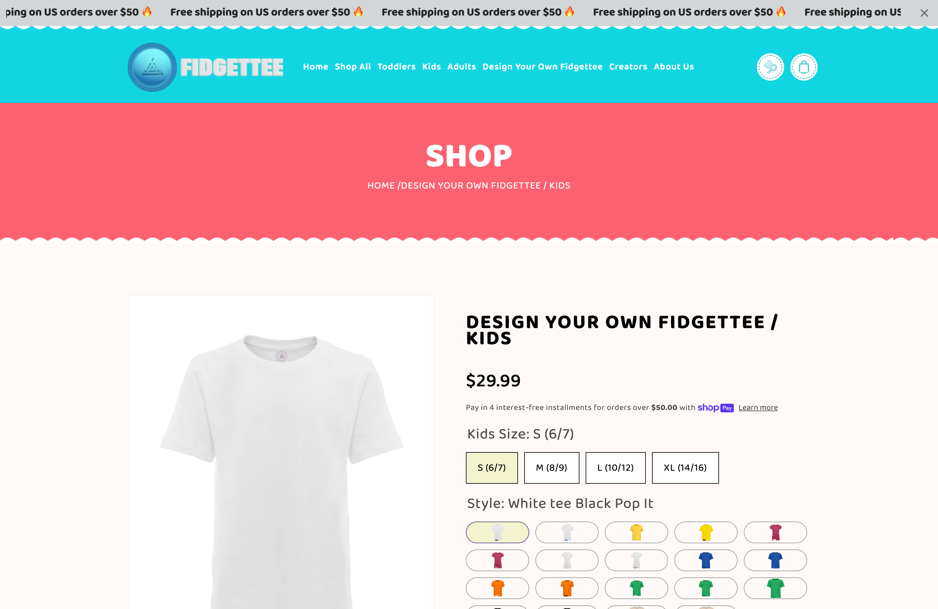 Fidgetee screenshot 2