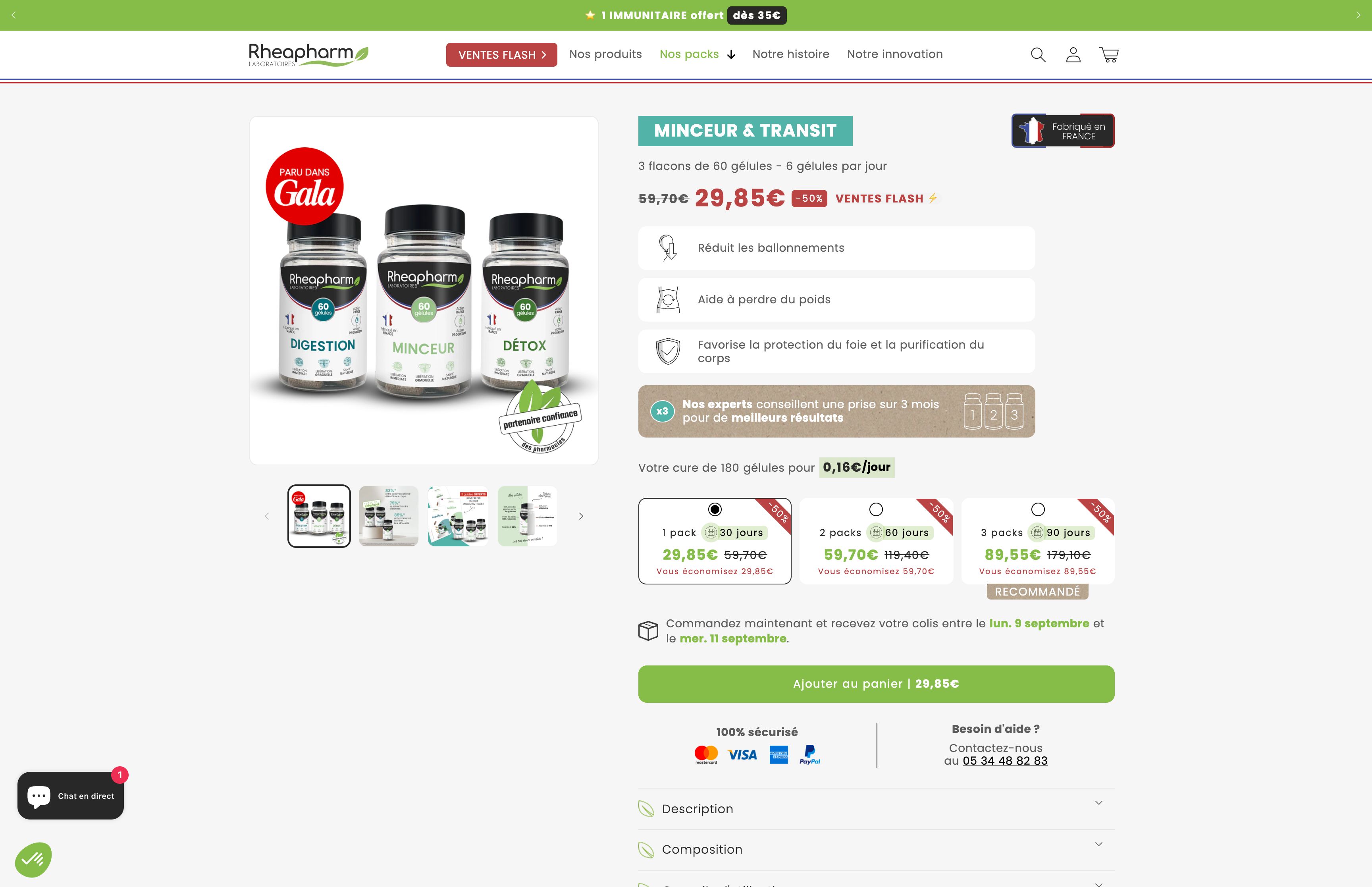 Rheapharm screenshot 2