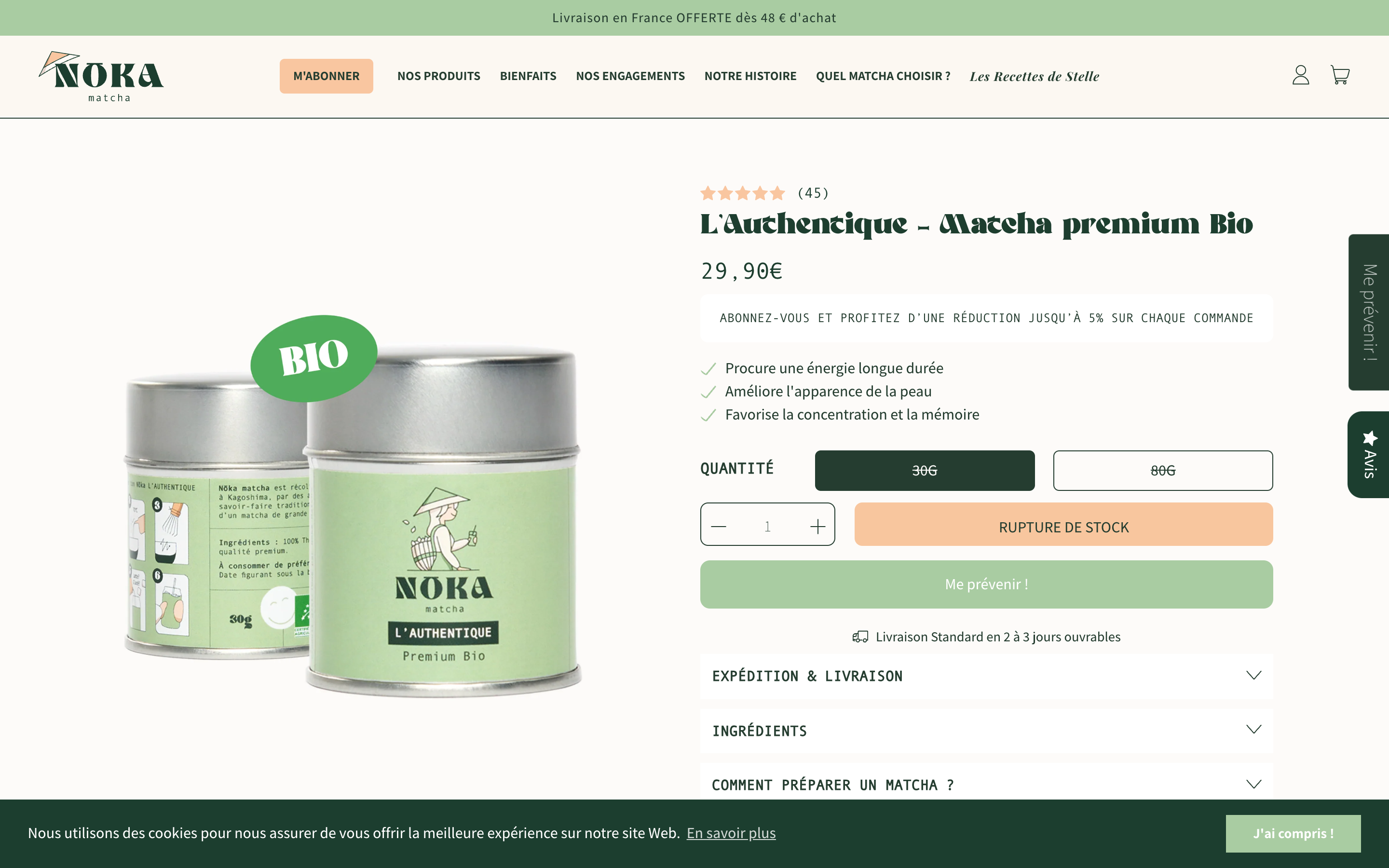 Noka Matcha screenshot 2