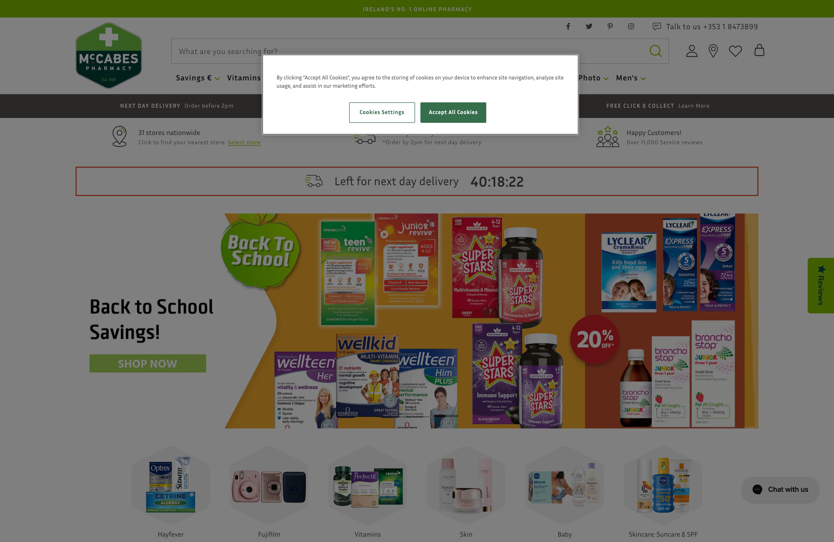 McCabes Pharmacy screenshot