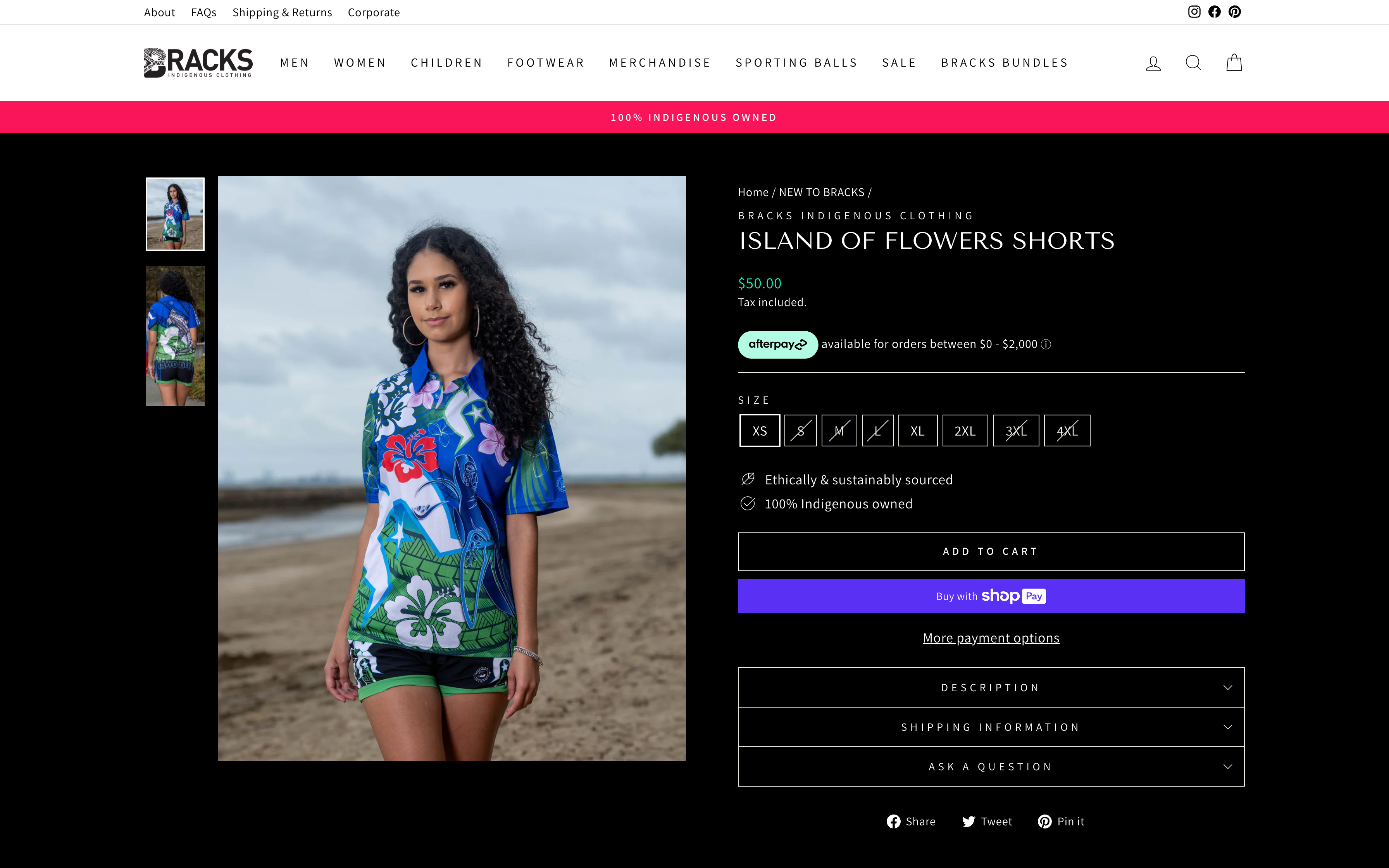 Bracks Indigenous Clothing screenshot 4
