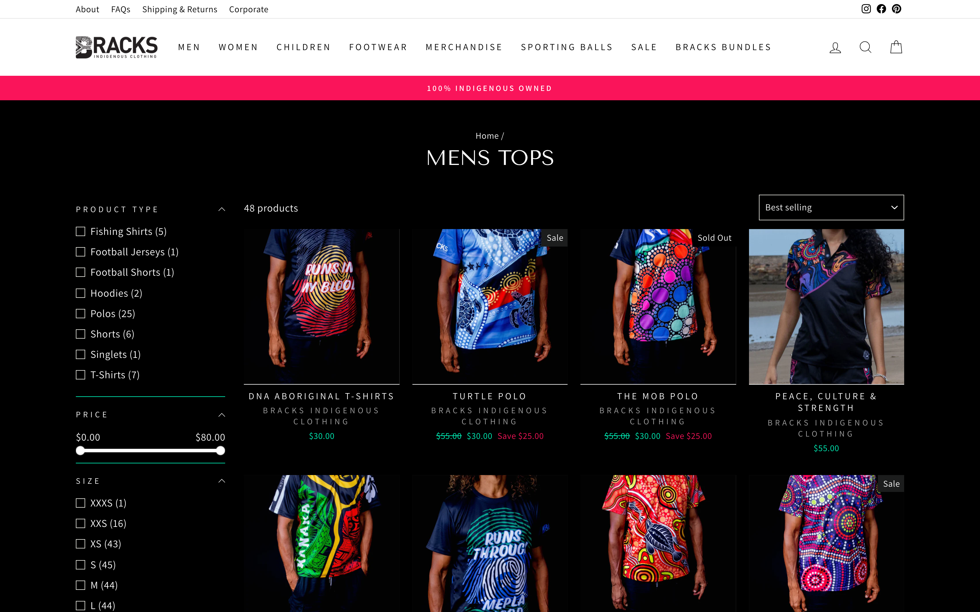 Bracks Indigenous Clothing screenshot 2