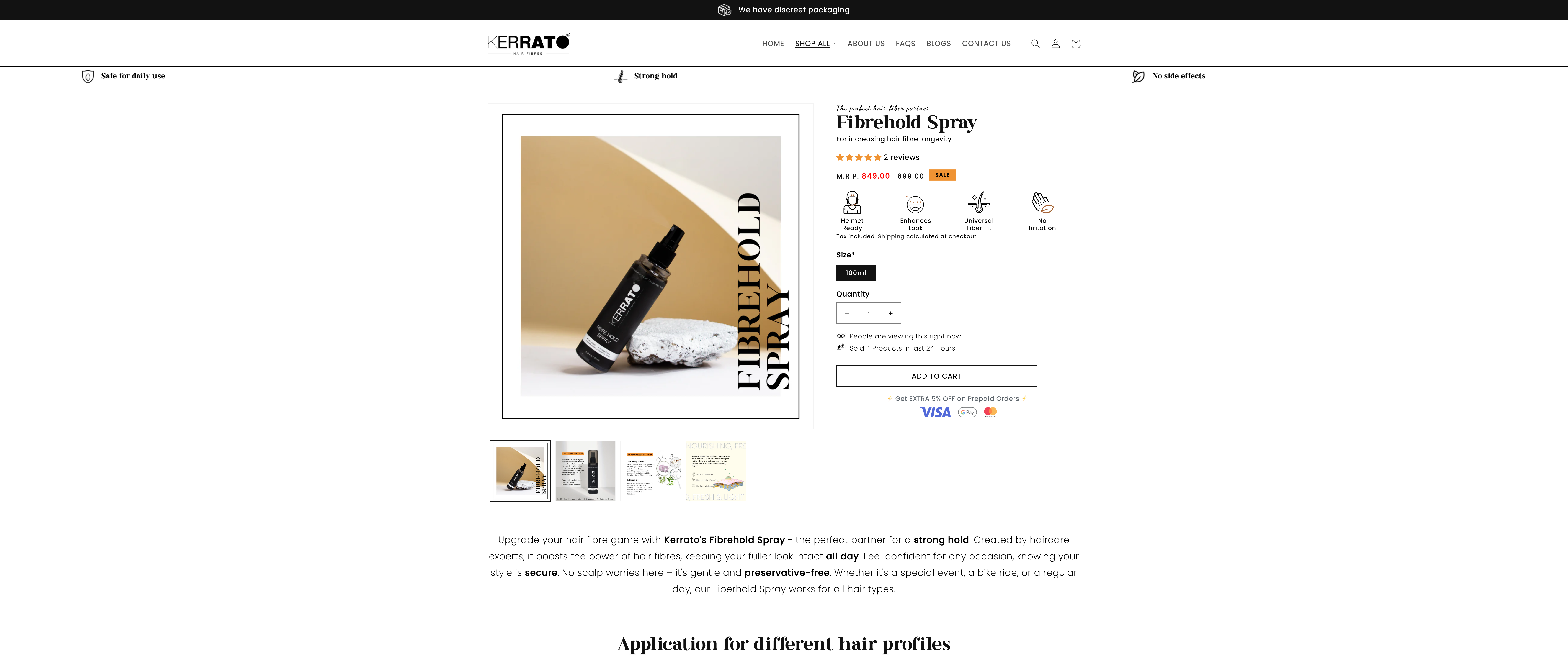 Kerrato Hair Fibres screenshot 3