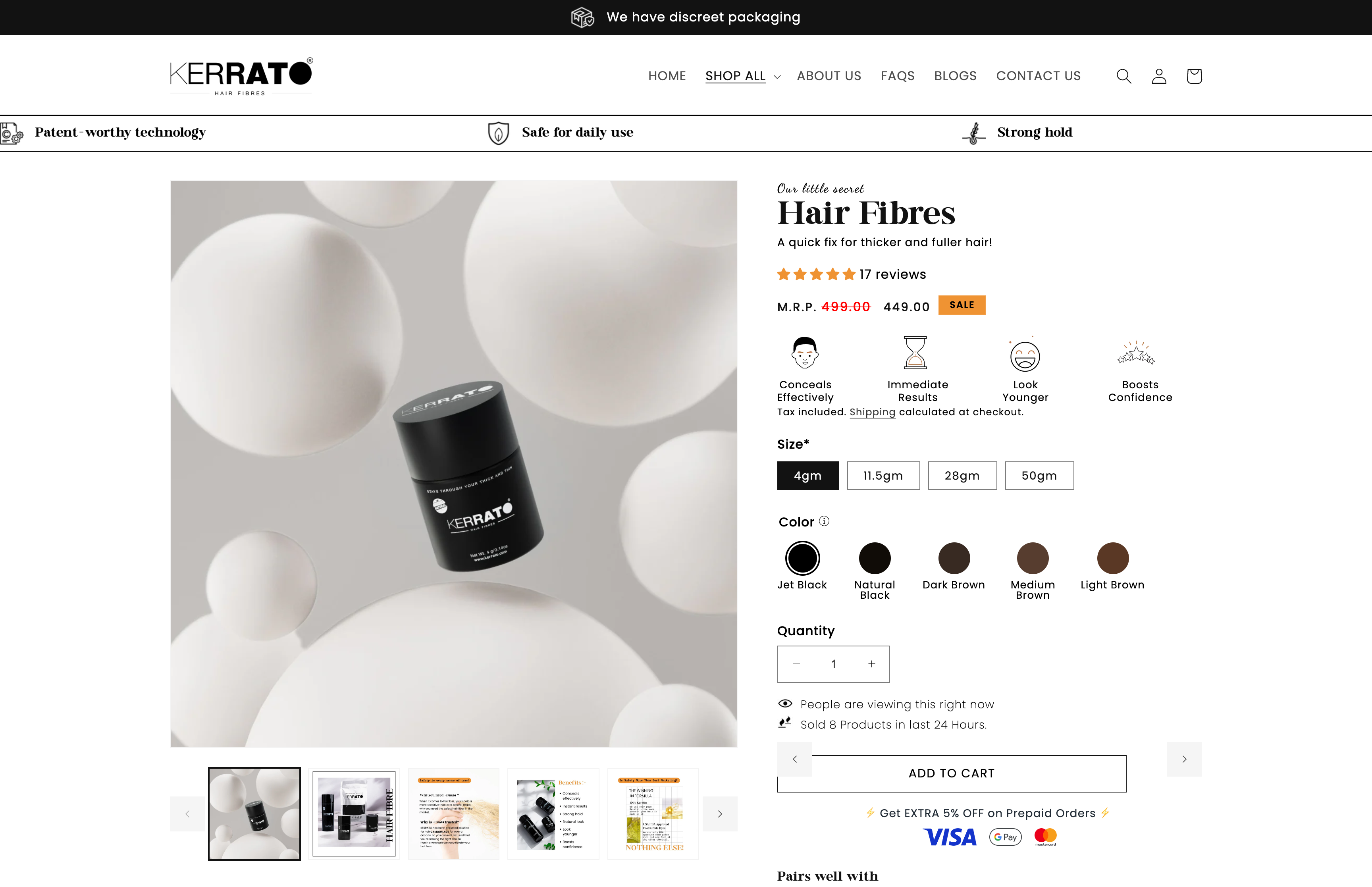 Kerrato Hair Fibres screenshot 5