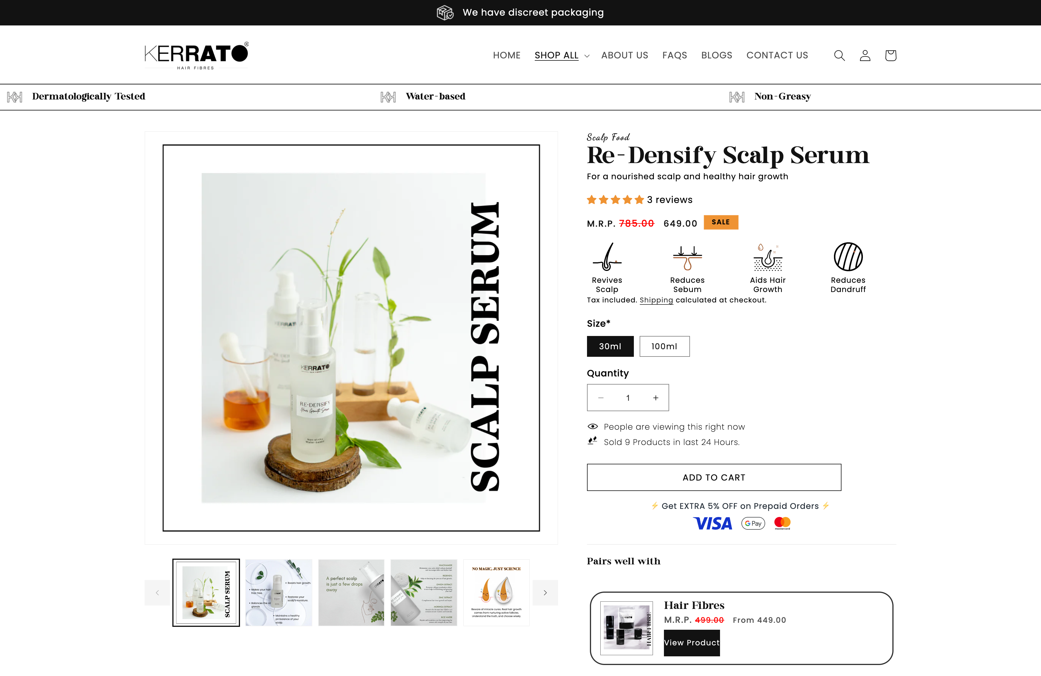 Kerrato Hair Fibres screenshot 2