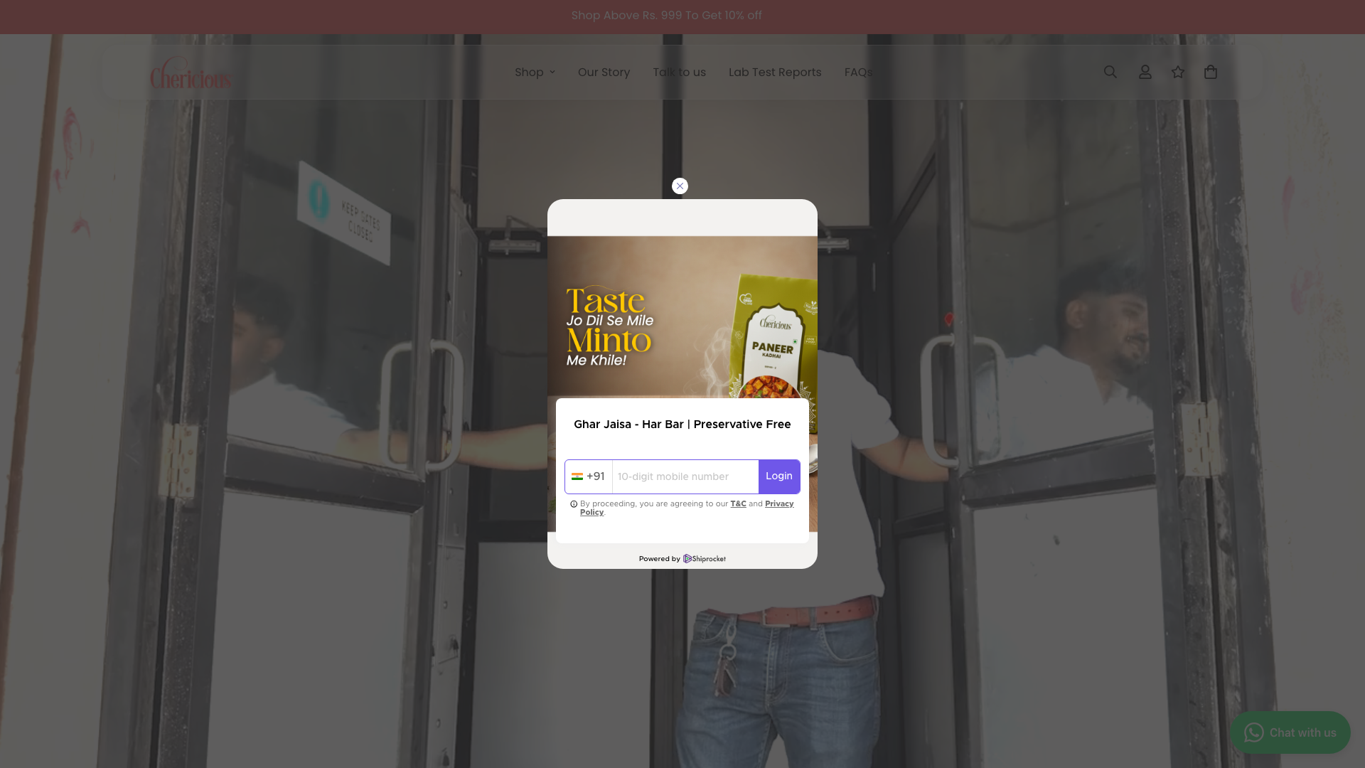 https://chericious.com screenshot