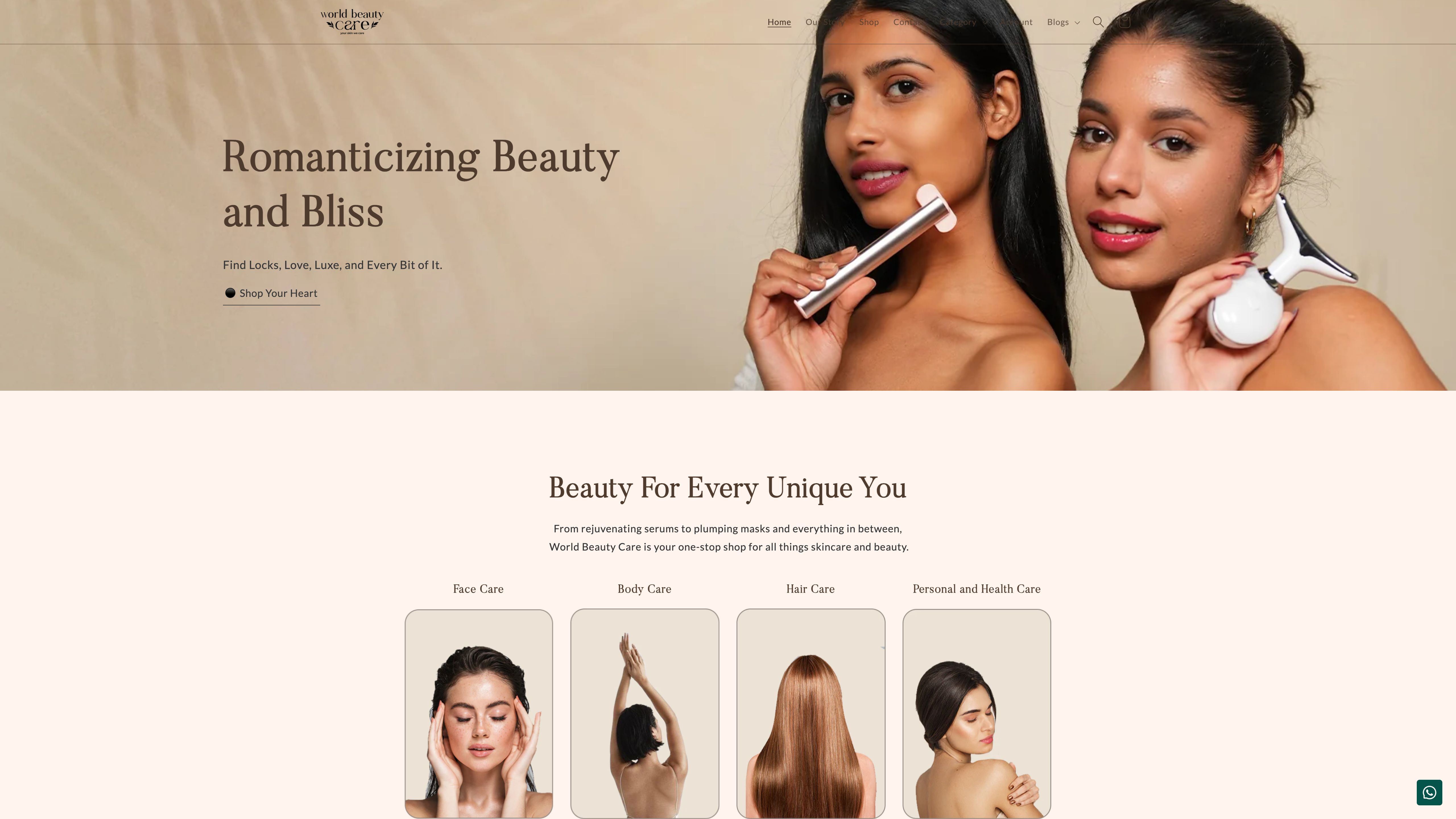 Personal Care Appliances Brand screenshot