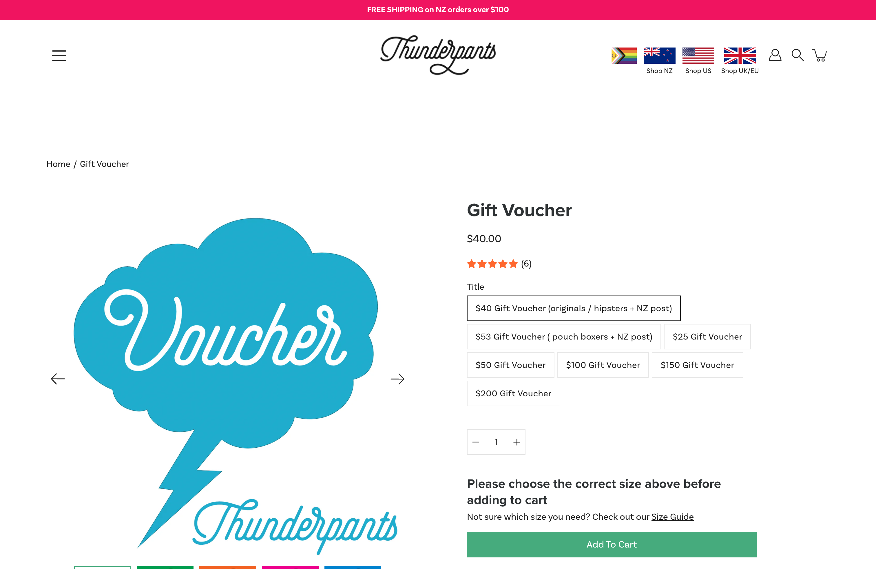 Thunderpants NZ, UK, USA screenshot 5