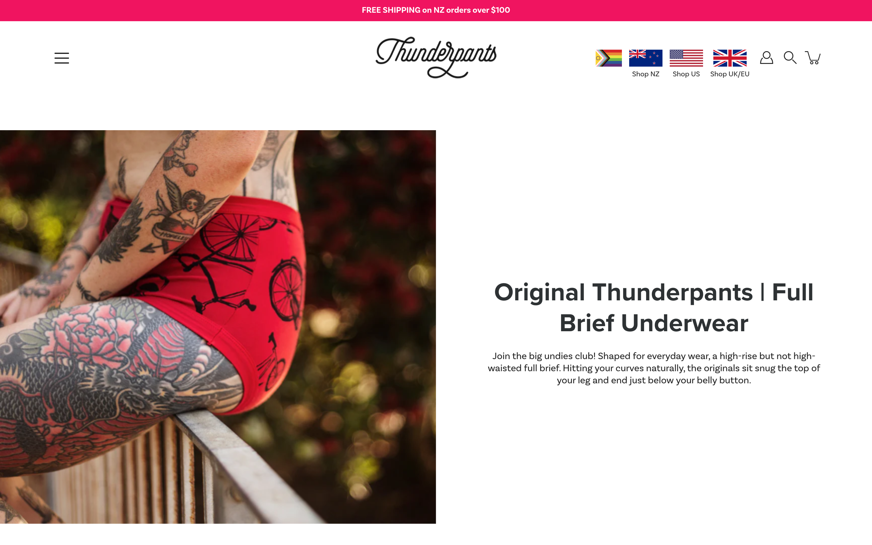 Thunderpants NZ, UK, USA screenshot 2