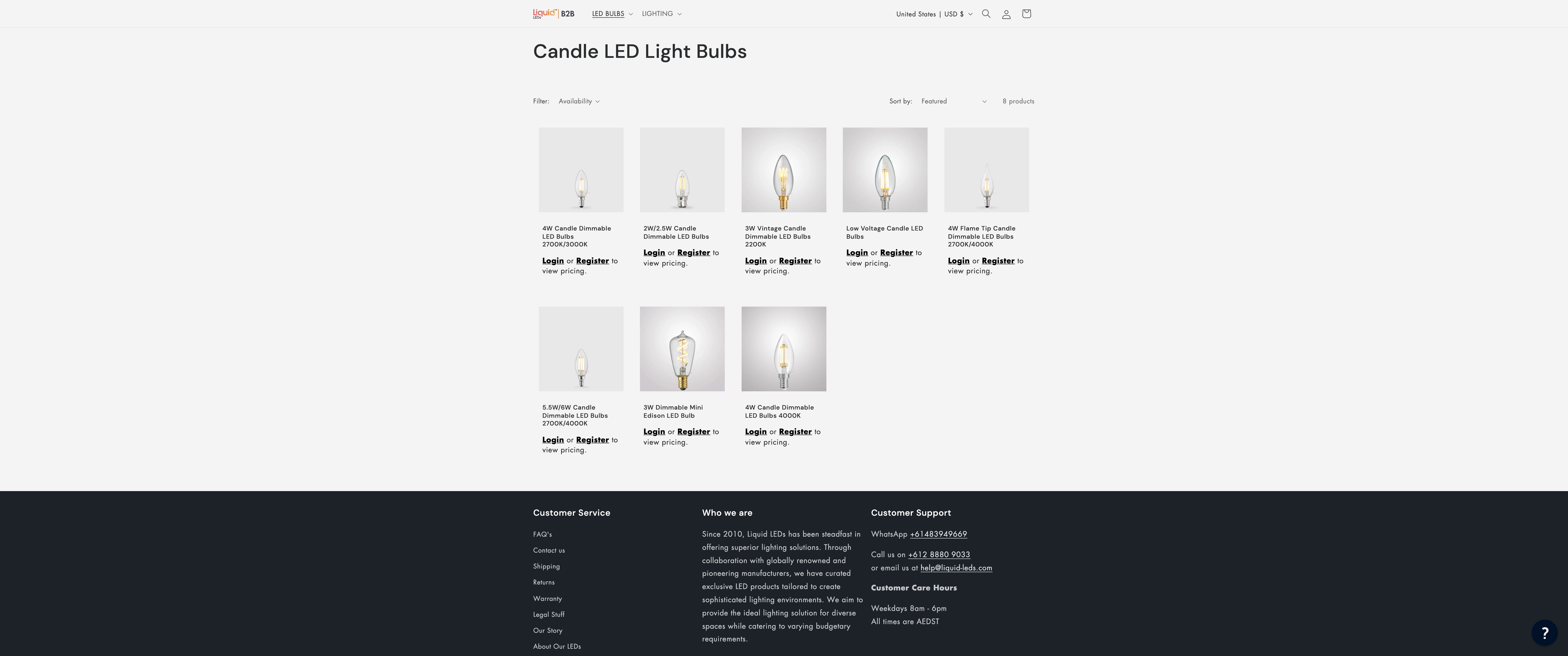 Liquid LEDs (B2B Shopify PLUS Store) screenshot 3
