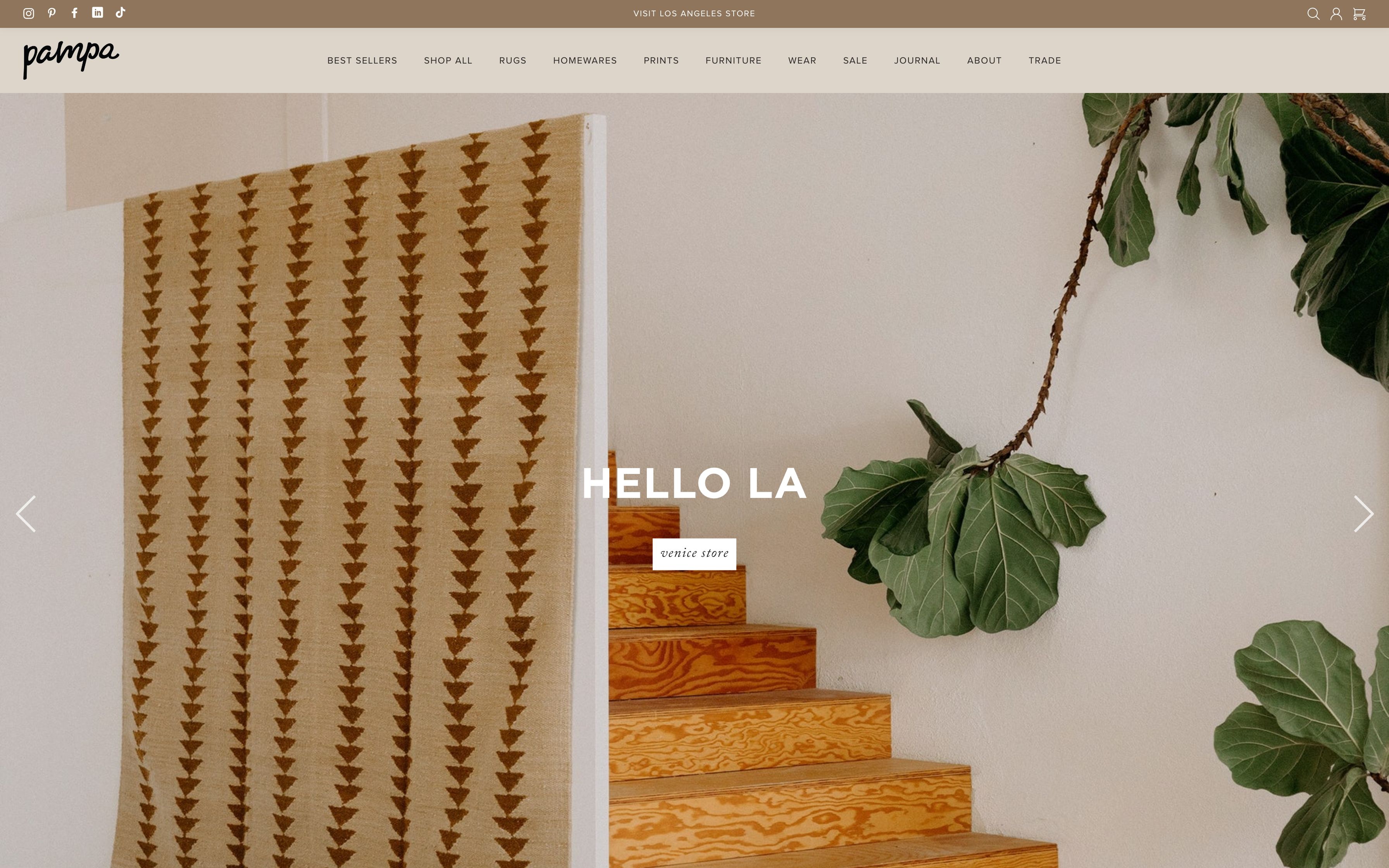Pampa E-commerce Website Development screenshot 2