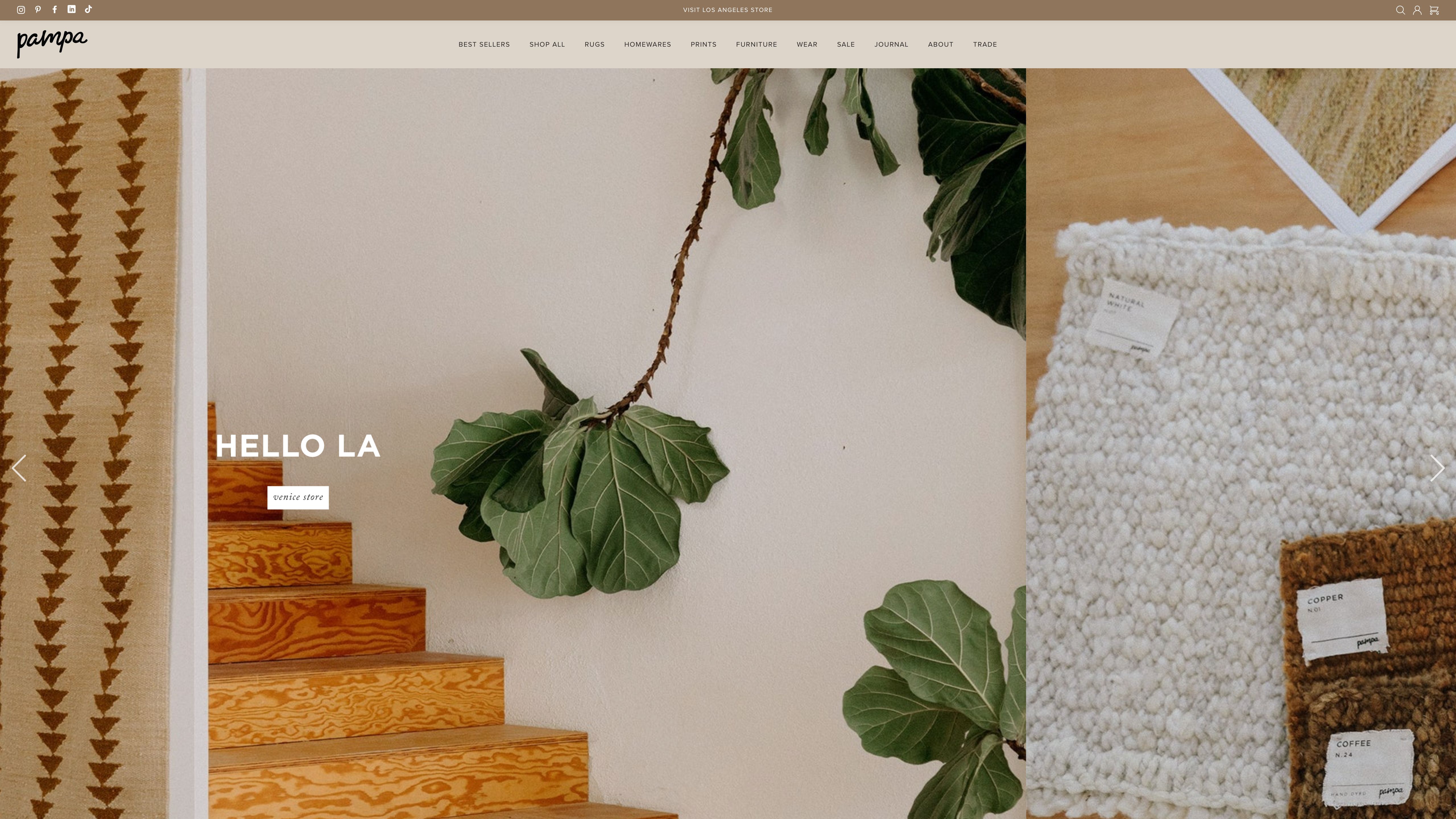 Pampa E-commerce Website Development screenshot 3