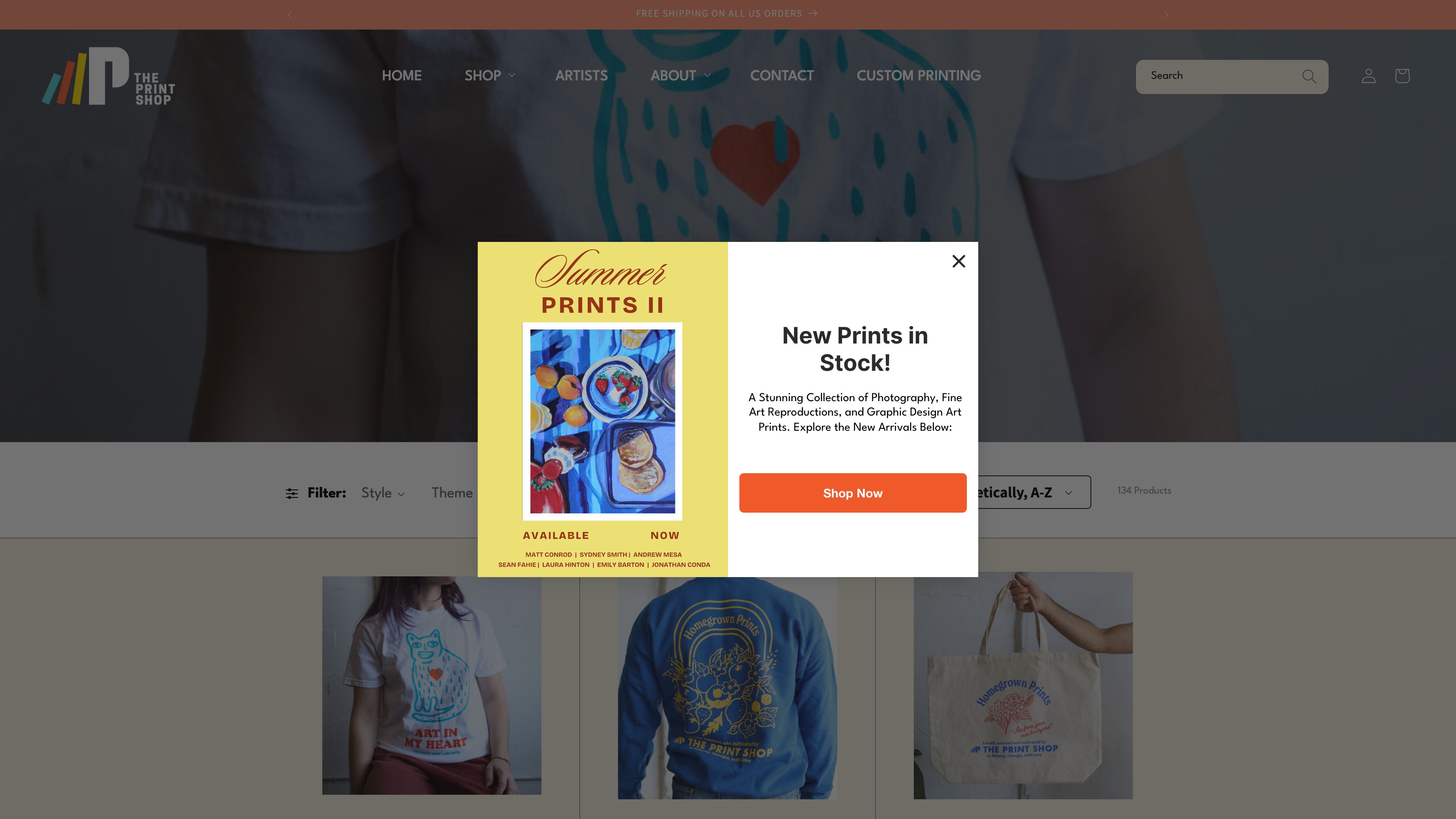 The Print Shop - Printed Artwork Shop: Online and Brick & Mortar screenshot 3