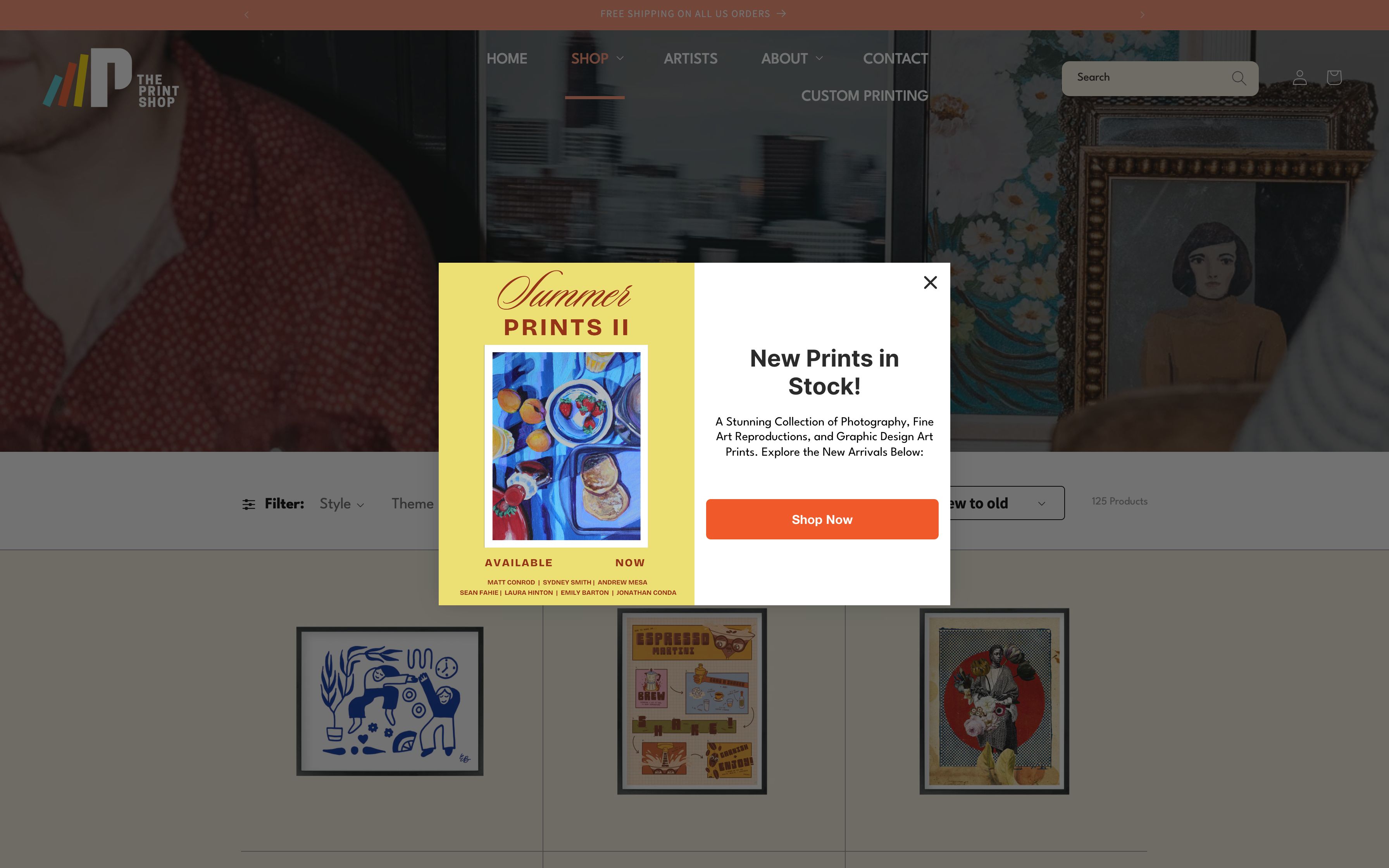 The Print Shop - Printed Artwork Shop: Online and Brick & Mortar screenshot 2