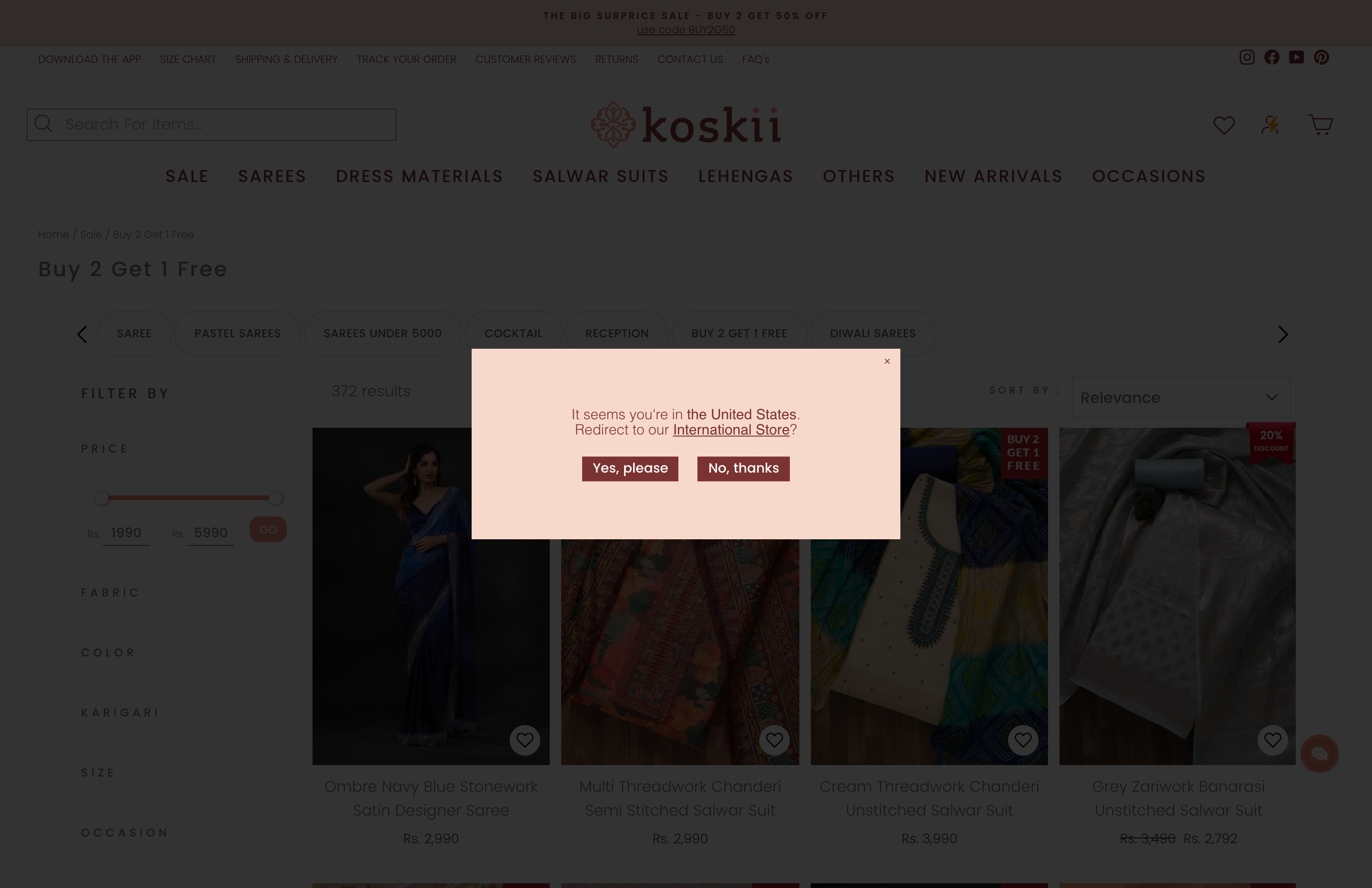 Koskii | Ethnic Wear For Women | India's fastest growing Fashion Brand screenshot 2
