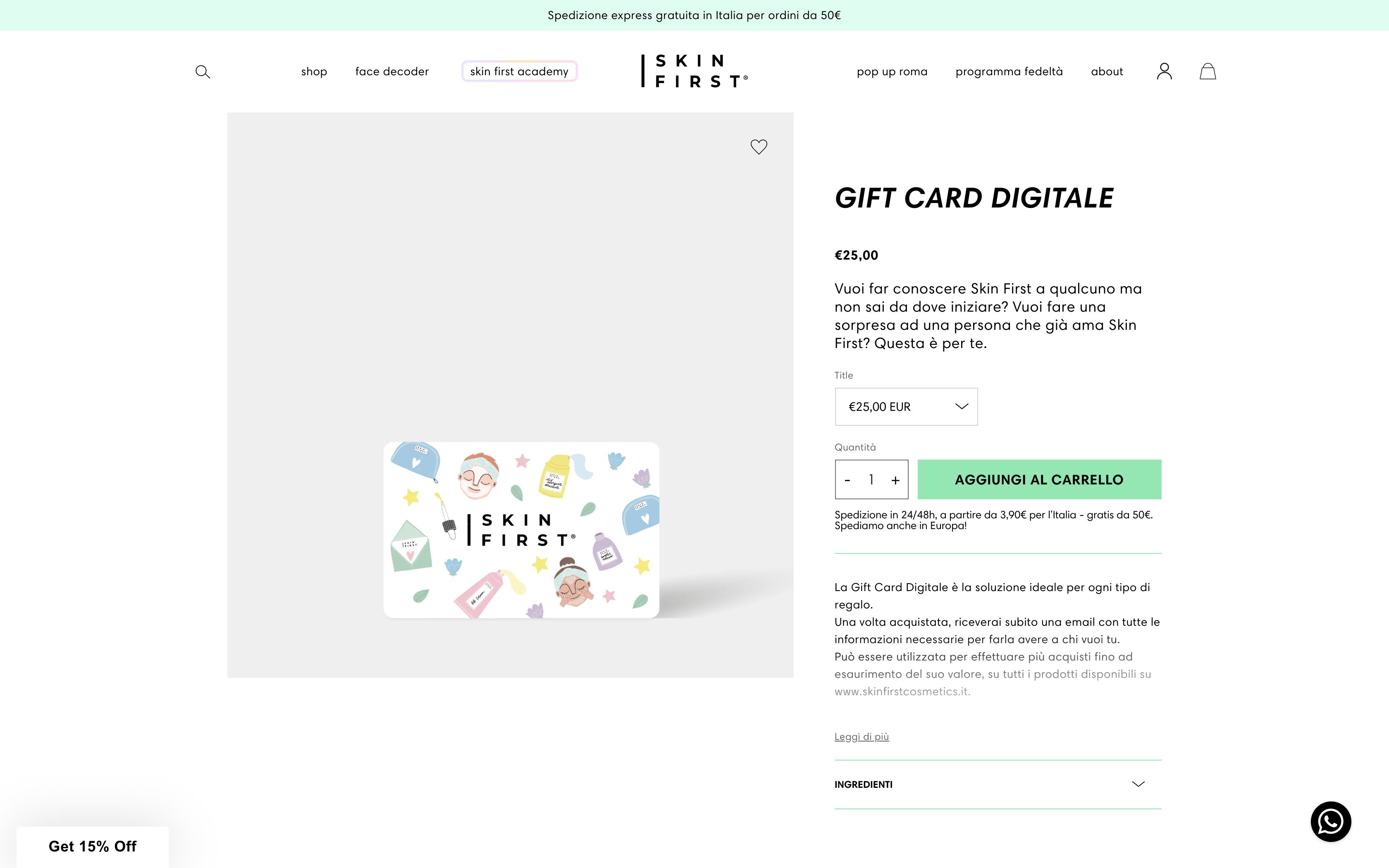 SKIN FIRST screenshot 3