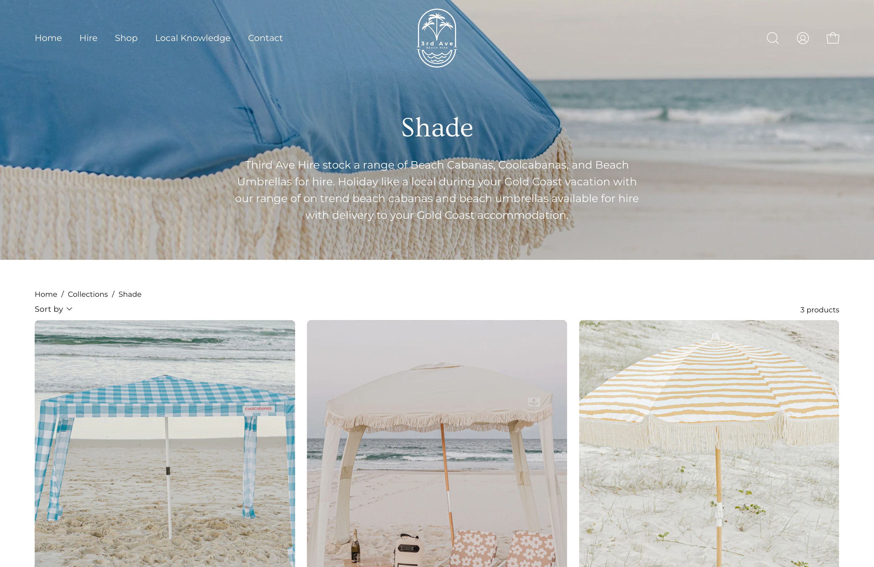 Third Ave Hire - Gold Coast Beach Hire screenshot 3