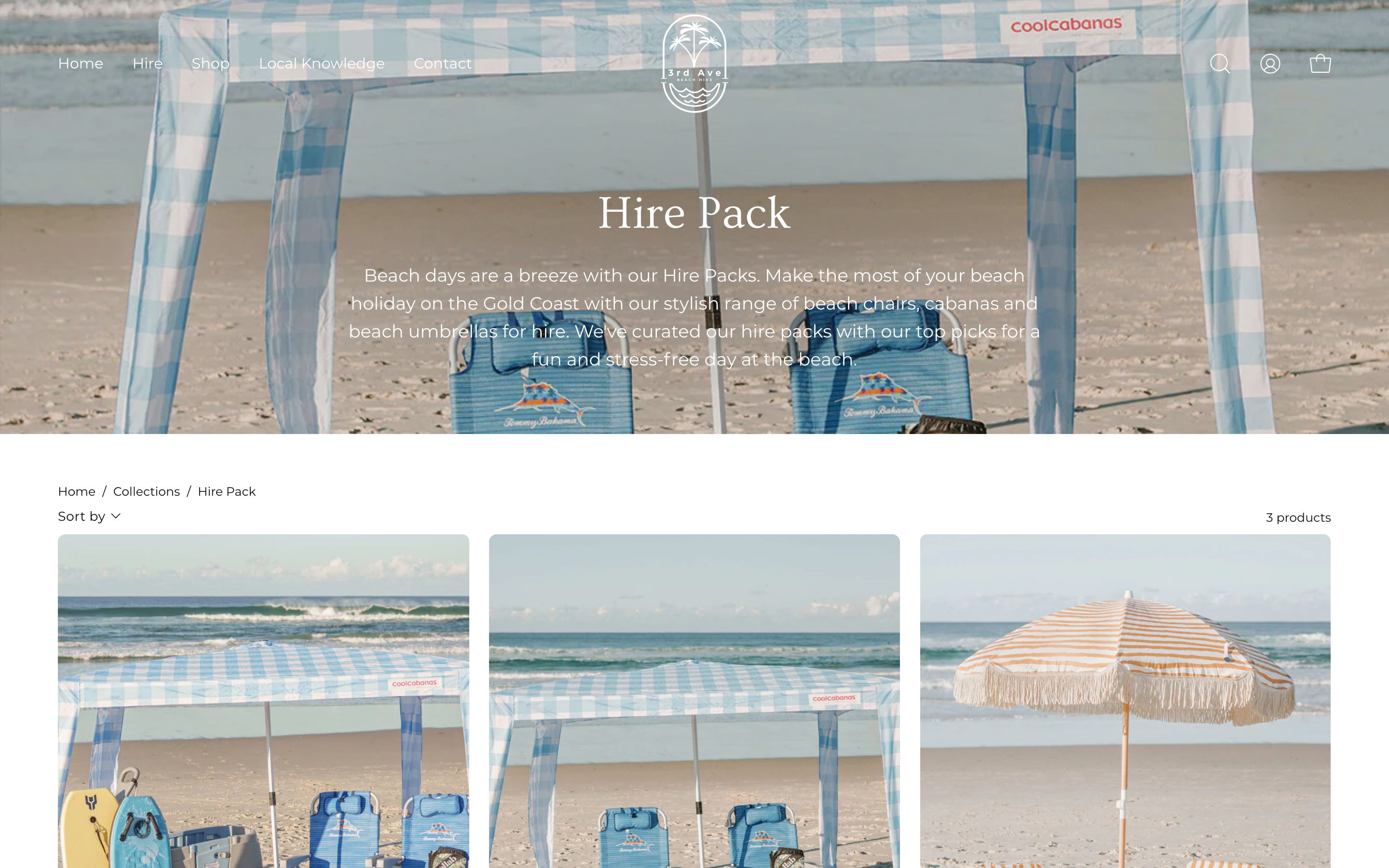 Third Ave Hire - Gold Coast Beach Hire screenshot 4