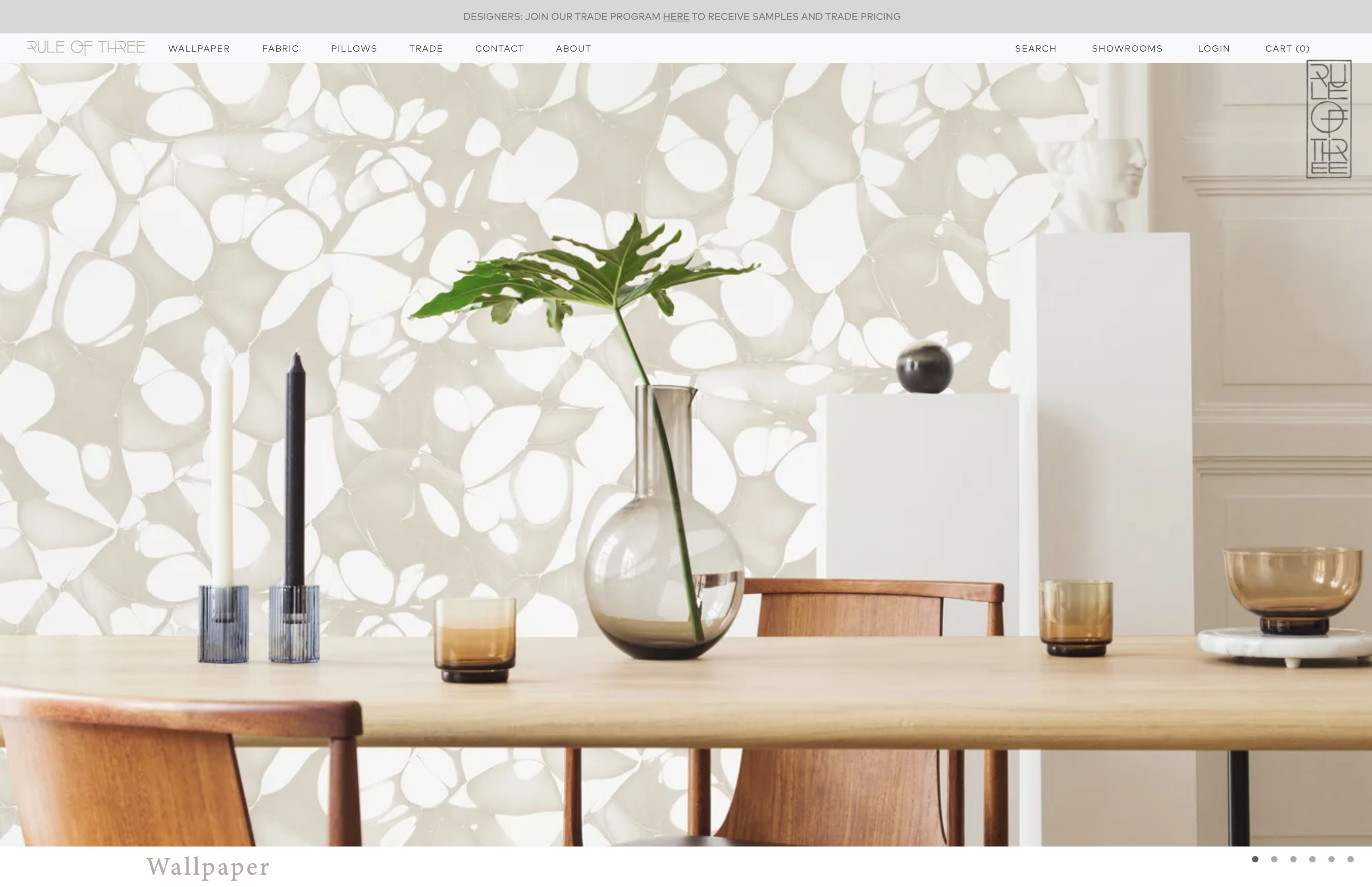 Rule of Three website development screenshot 5