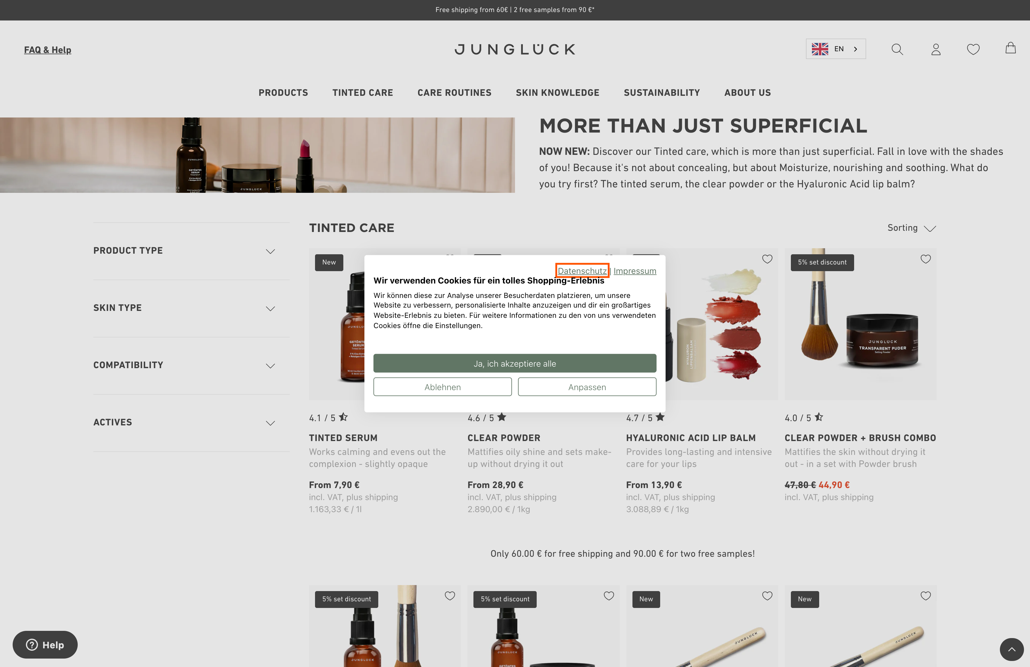 Junglück screenshot 2