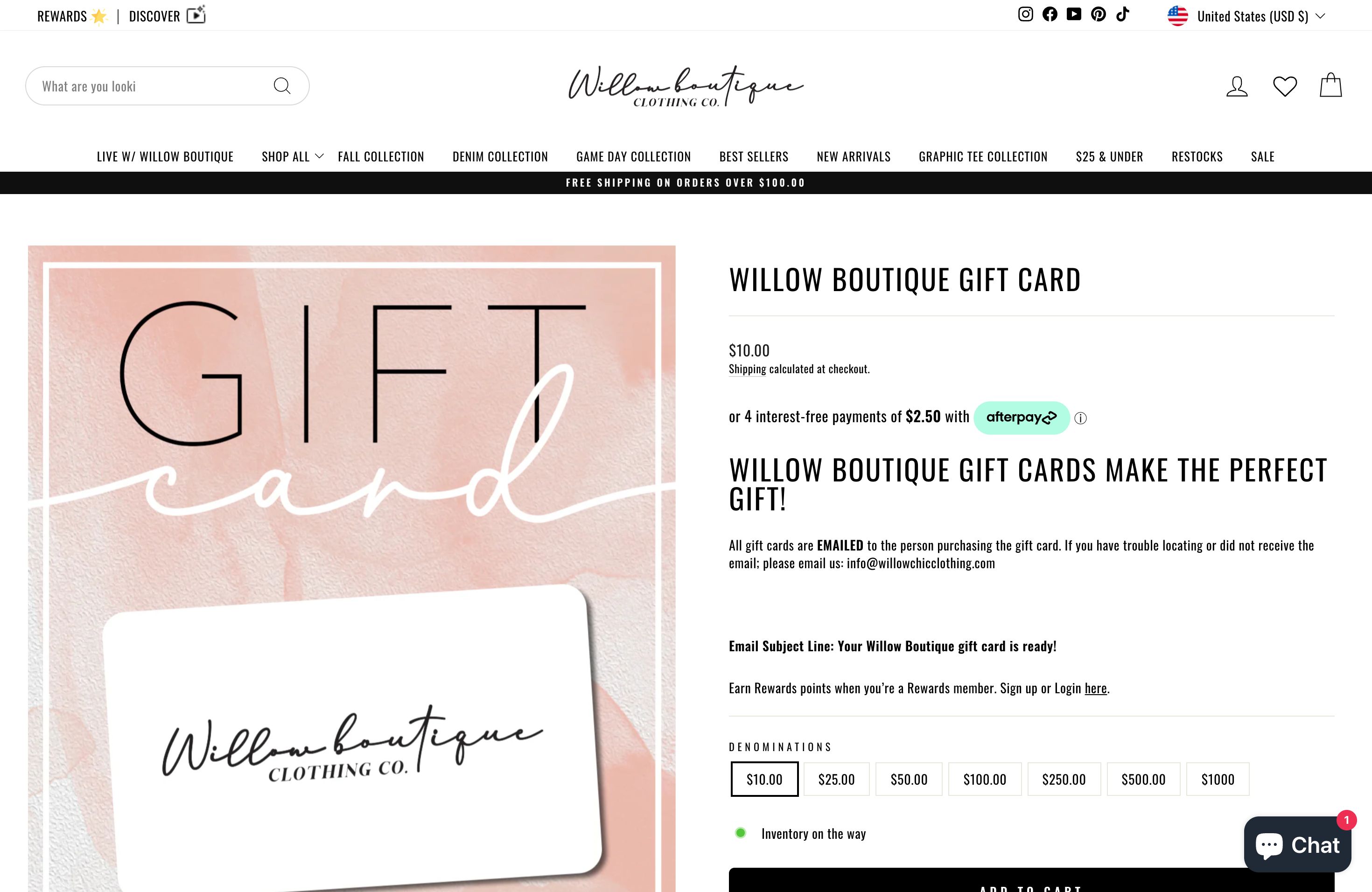 WillowBoutique screenshot 5