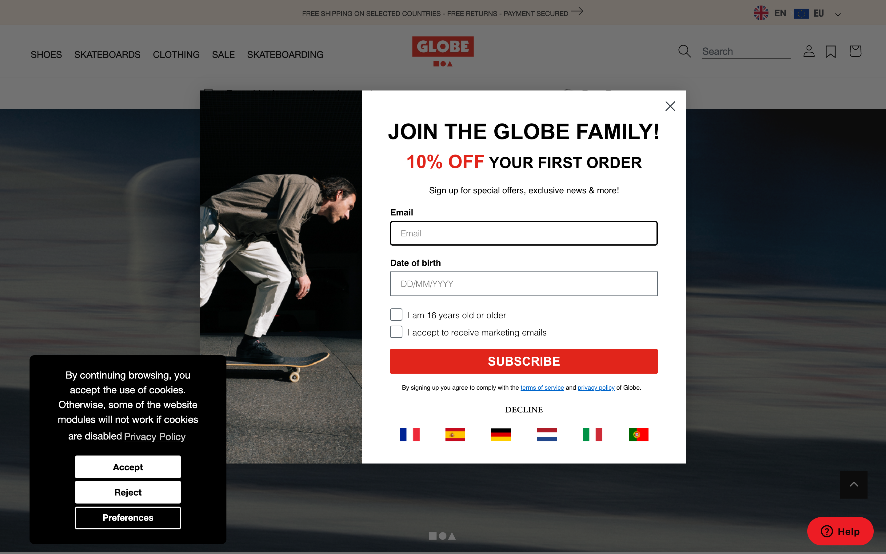 Optimized Ecommerce Marketing for GLOBE Europe: Focus on Social Media & Email