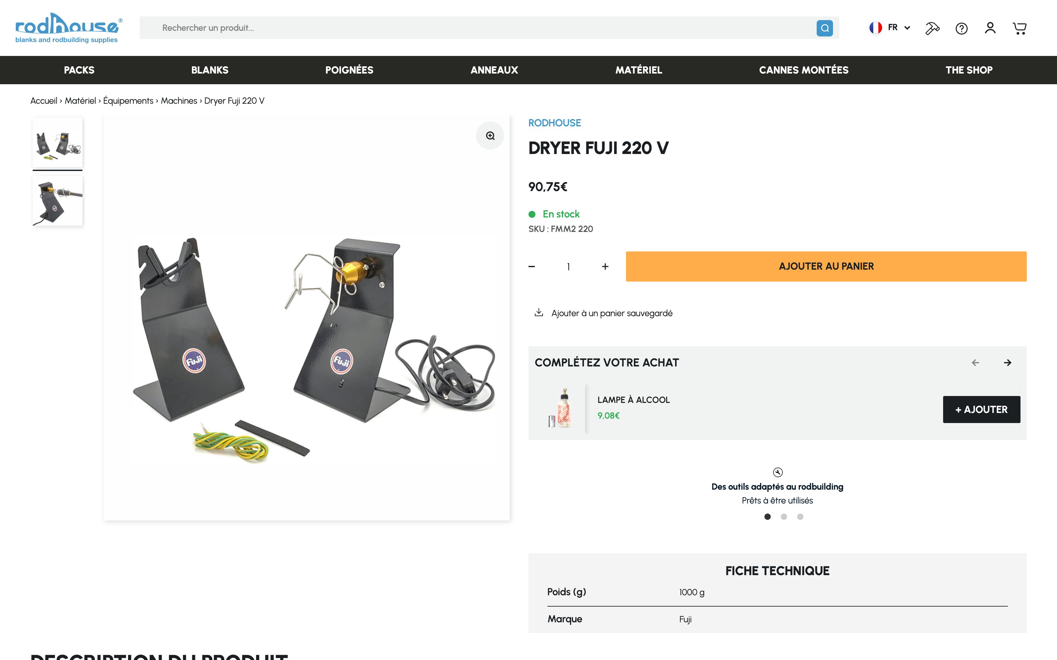 Rodhouse spécialiste Canne à pèche et Road Building screenshot