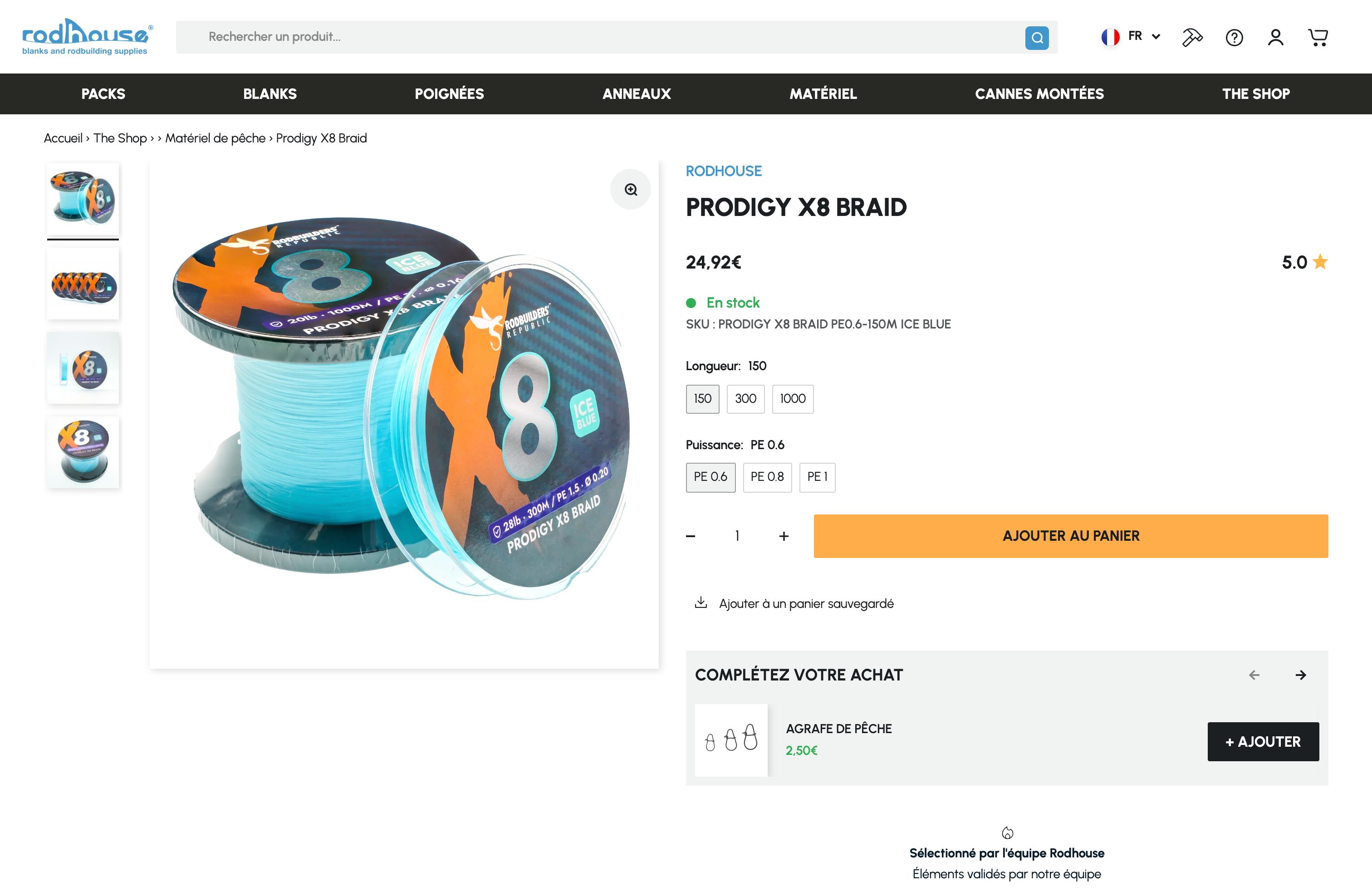 Rodhouse spécialiste Canne à pèche et Road Building screenshot 5