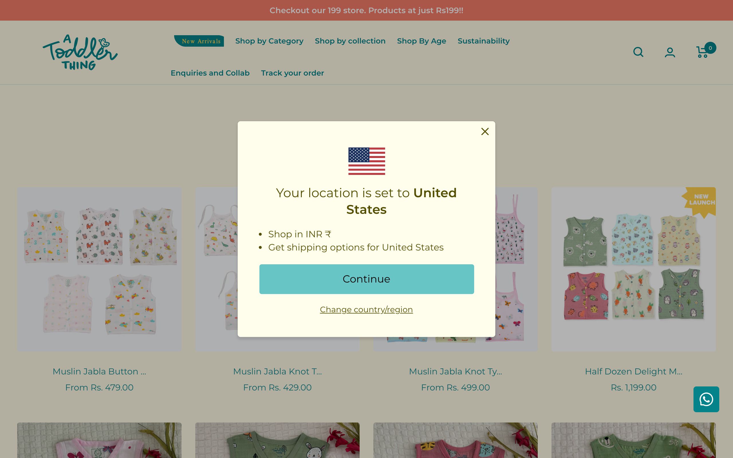 A Toddler Thing | Featured in SharkTank India | Shopify website screenshot 3