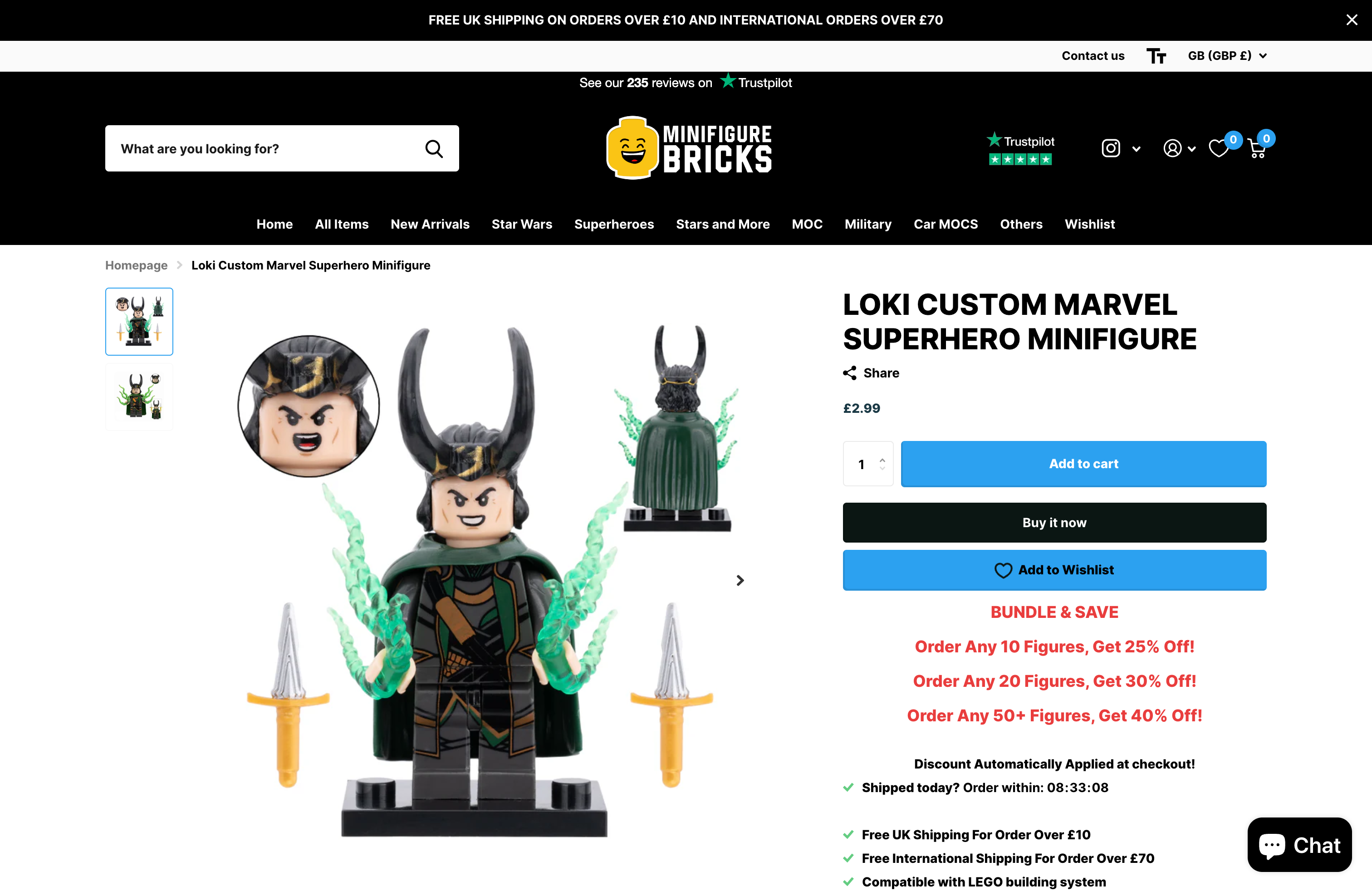 Minifigure bricks ( Children 'Bricks' toys ) screenshot 5