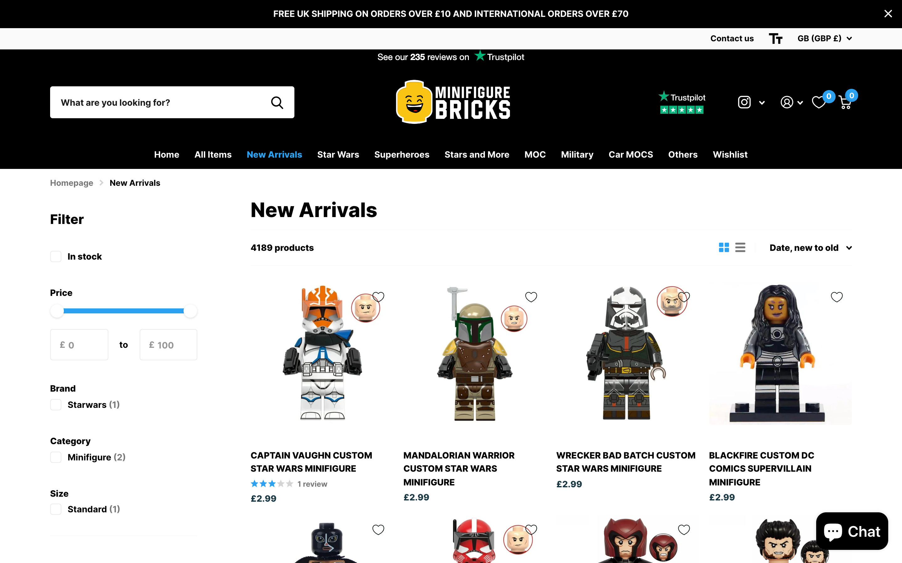 Minifigure bricks ( Children 'Bricks' toys ) screenshot 2