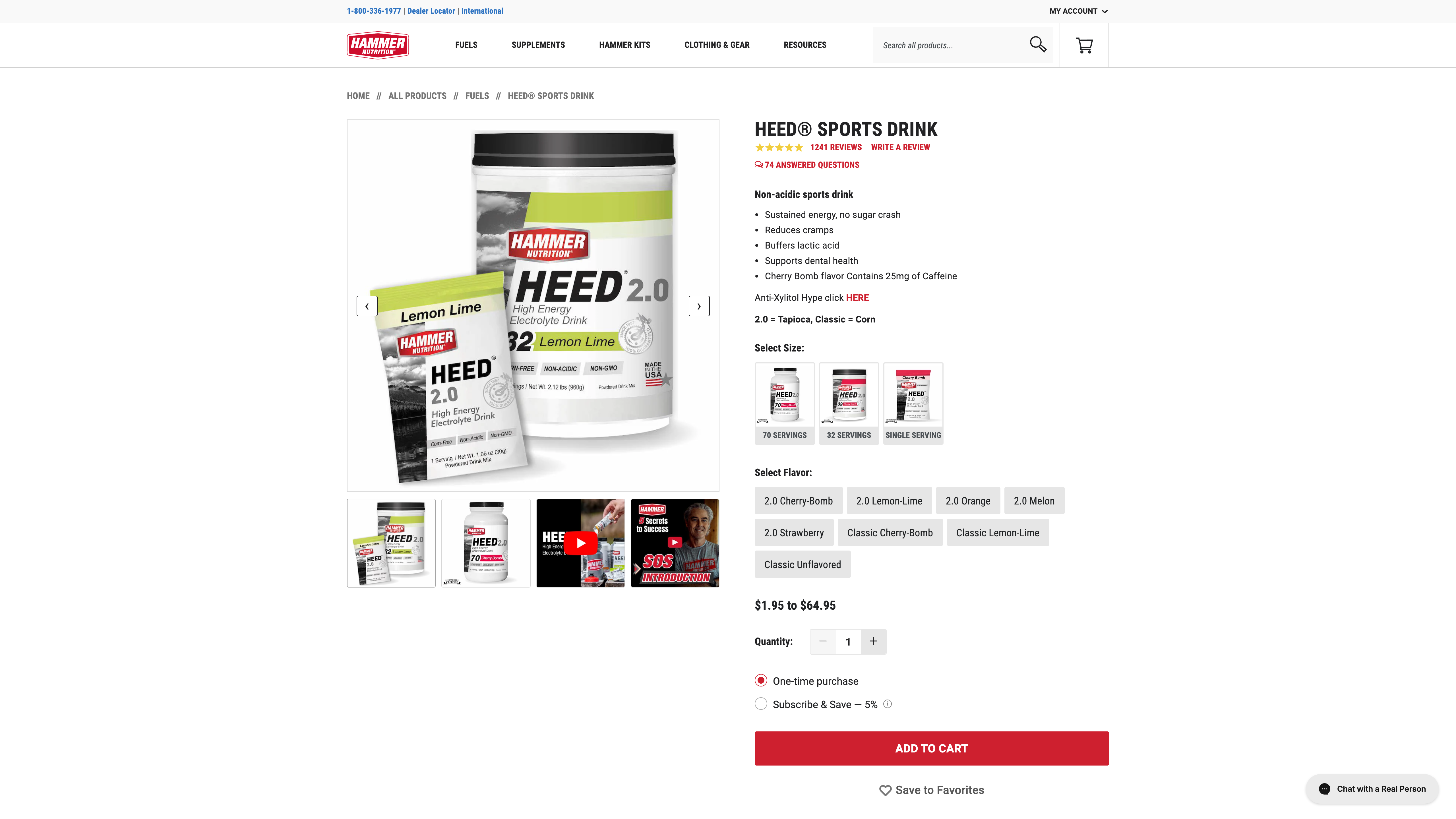 Hammer Nutrition screenshot 3