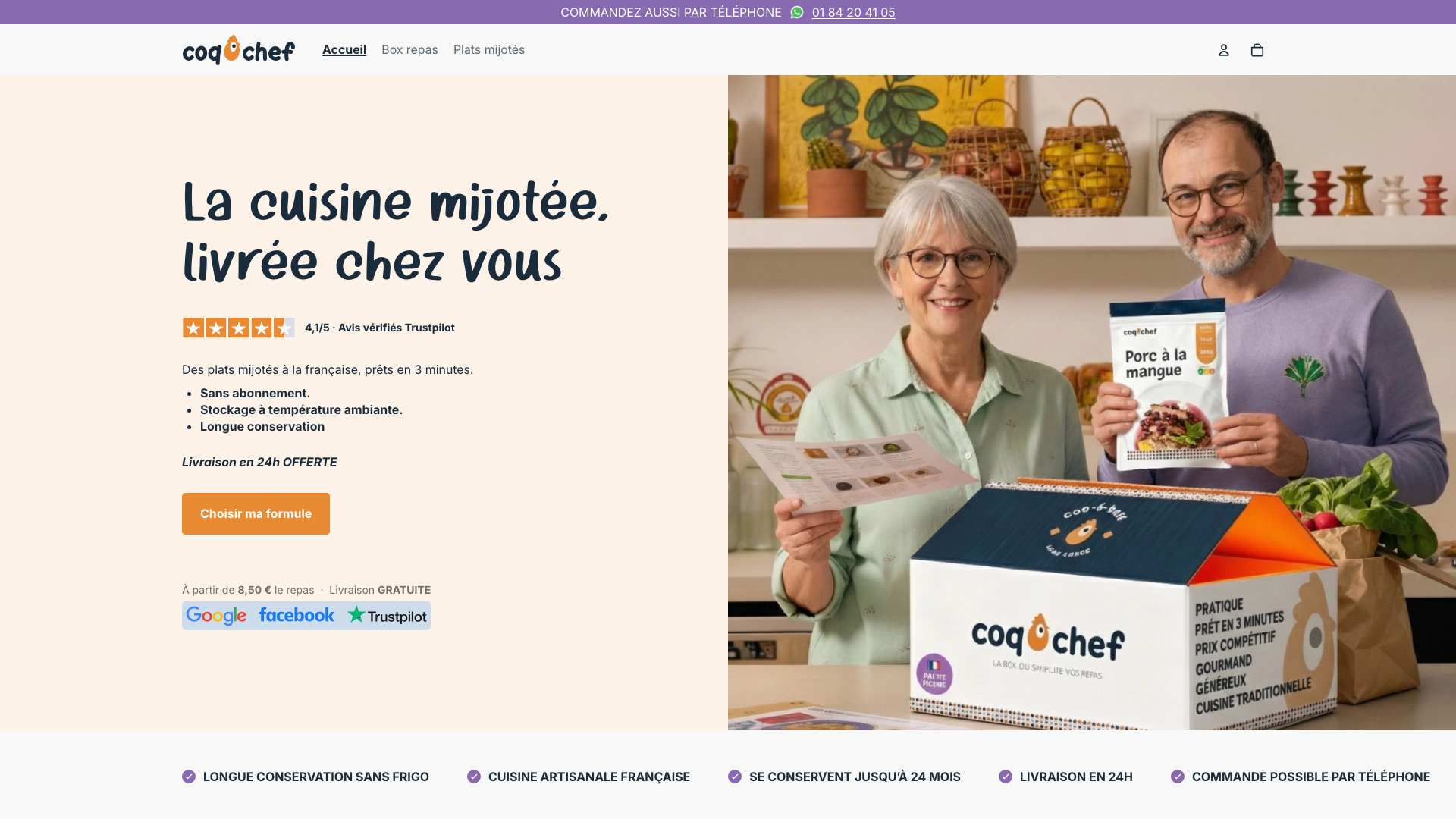 Coq-Ô-Chef - Création boutique Shopify