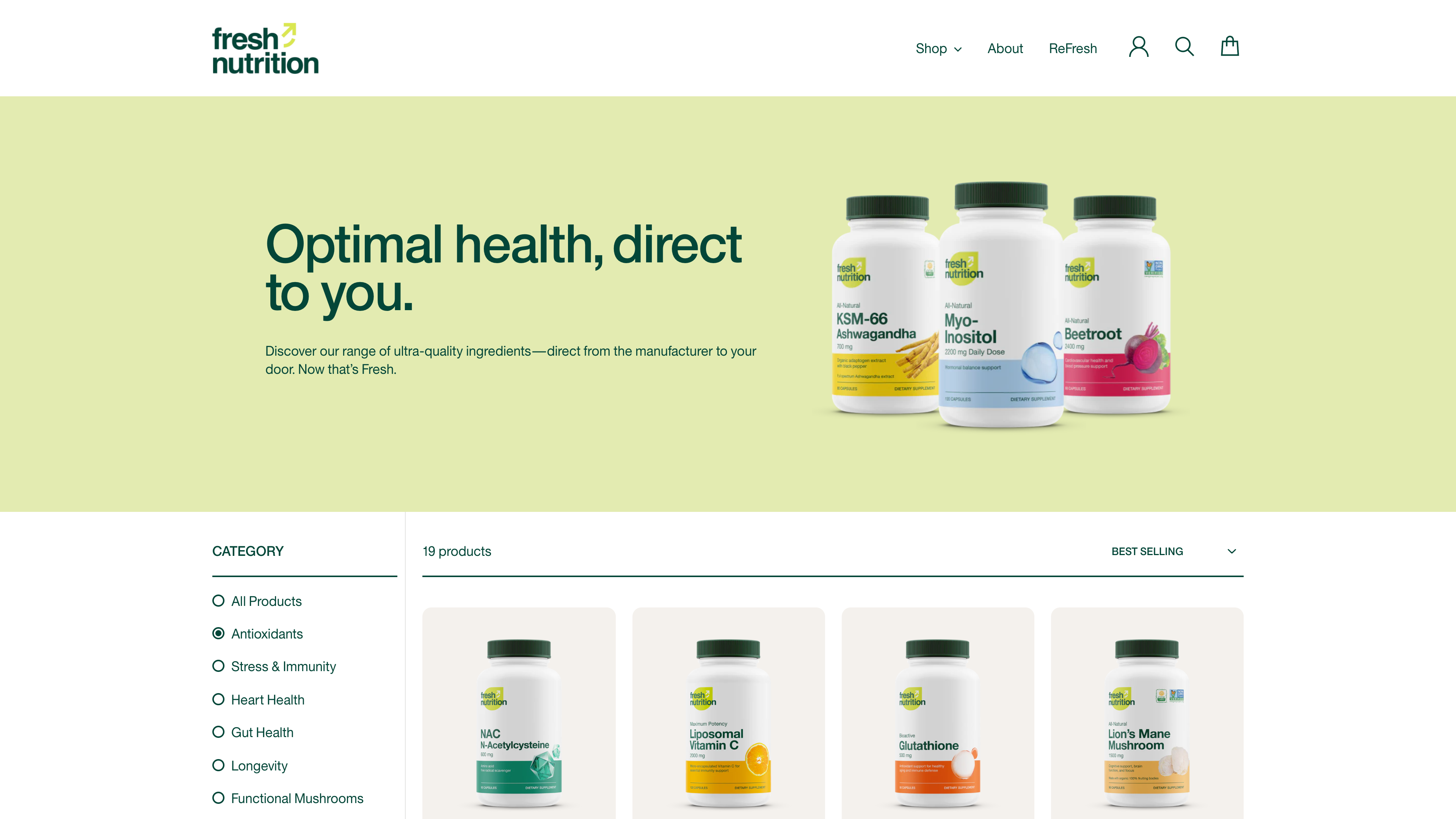 Site build from figma design screenshot 5