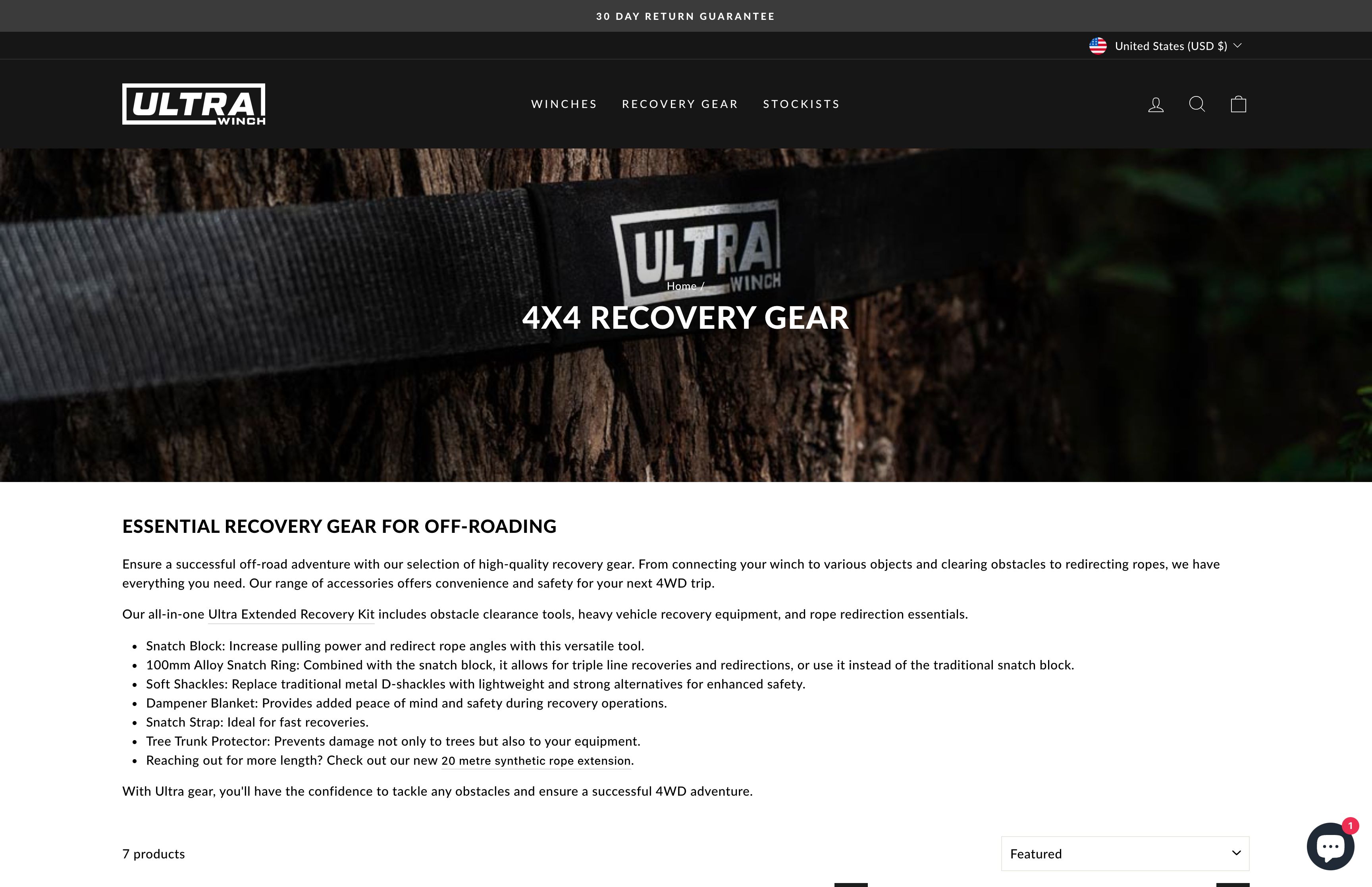 UltraWinch Showcases Winches with a Decent Customized Theme screenshot 4