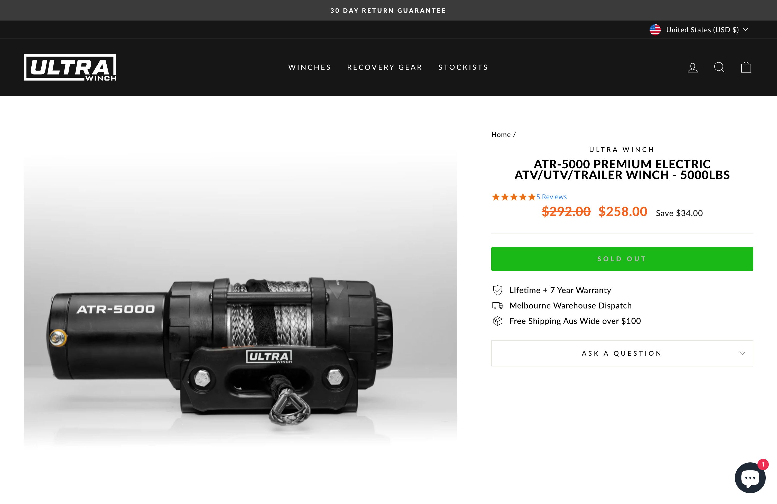 UltraWinch Showcases Winches with a Decent Customized Theme screenshot 5