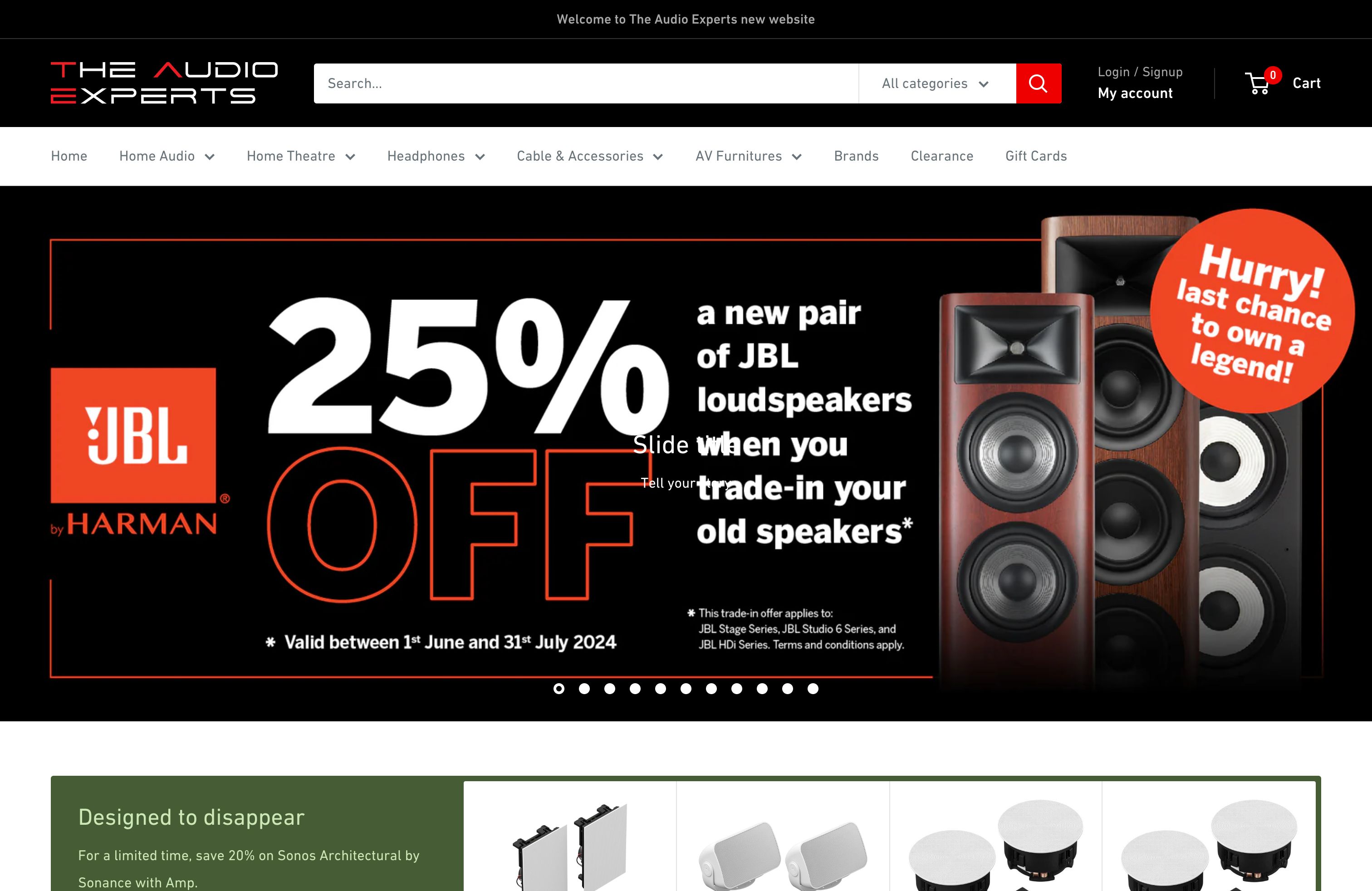 The Audio Experts - Efficient website migration and custom development screenshot 7