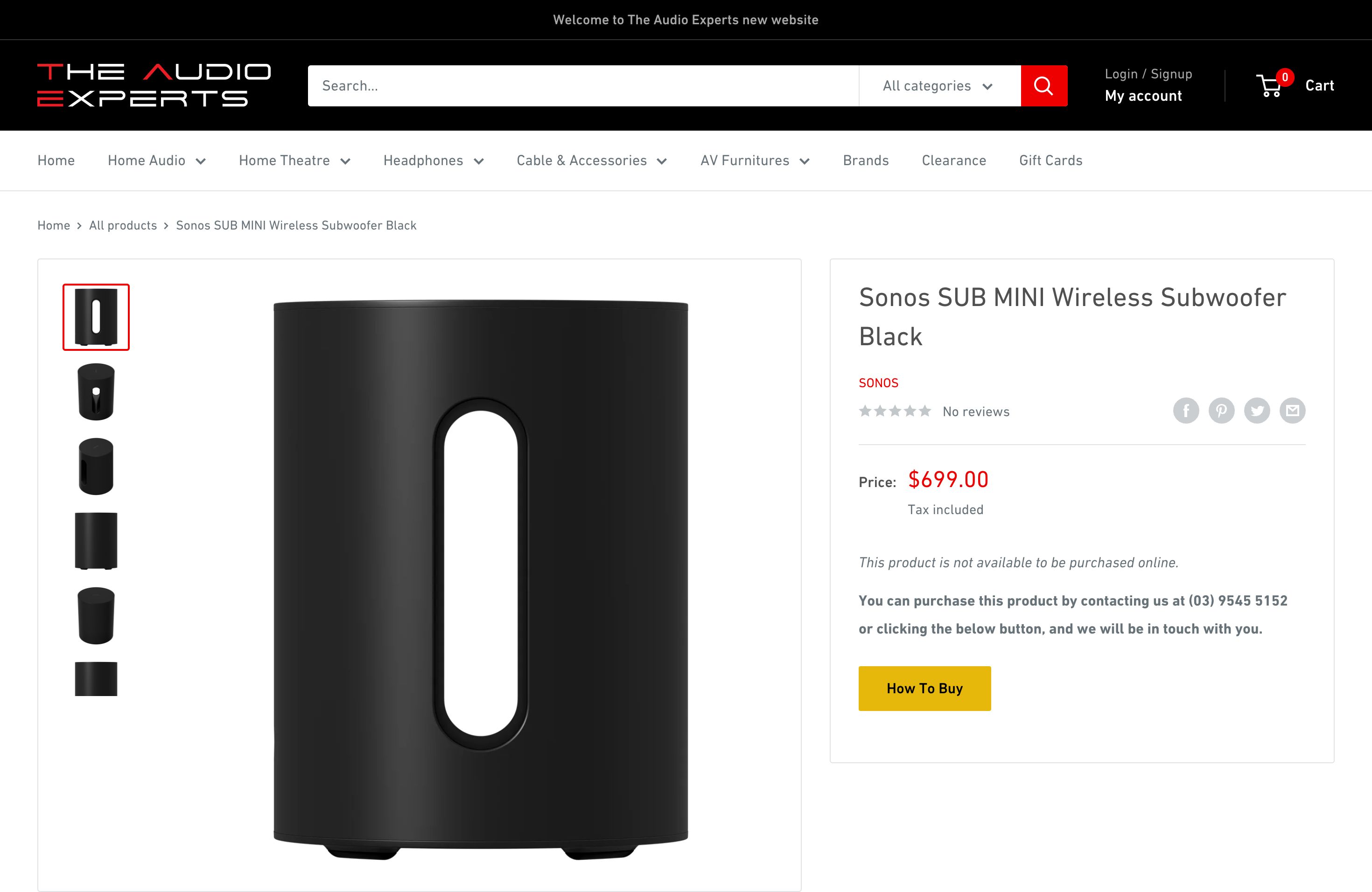 The Audio Experts - Efficient website migration and custom development screenshot 4