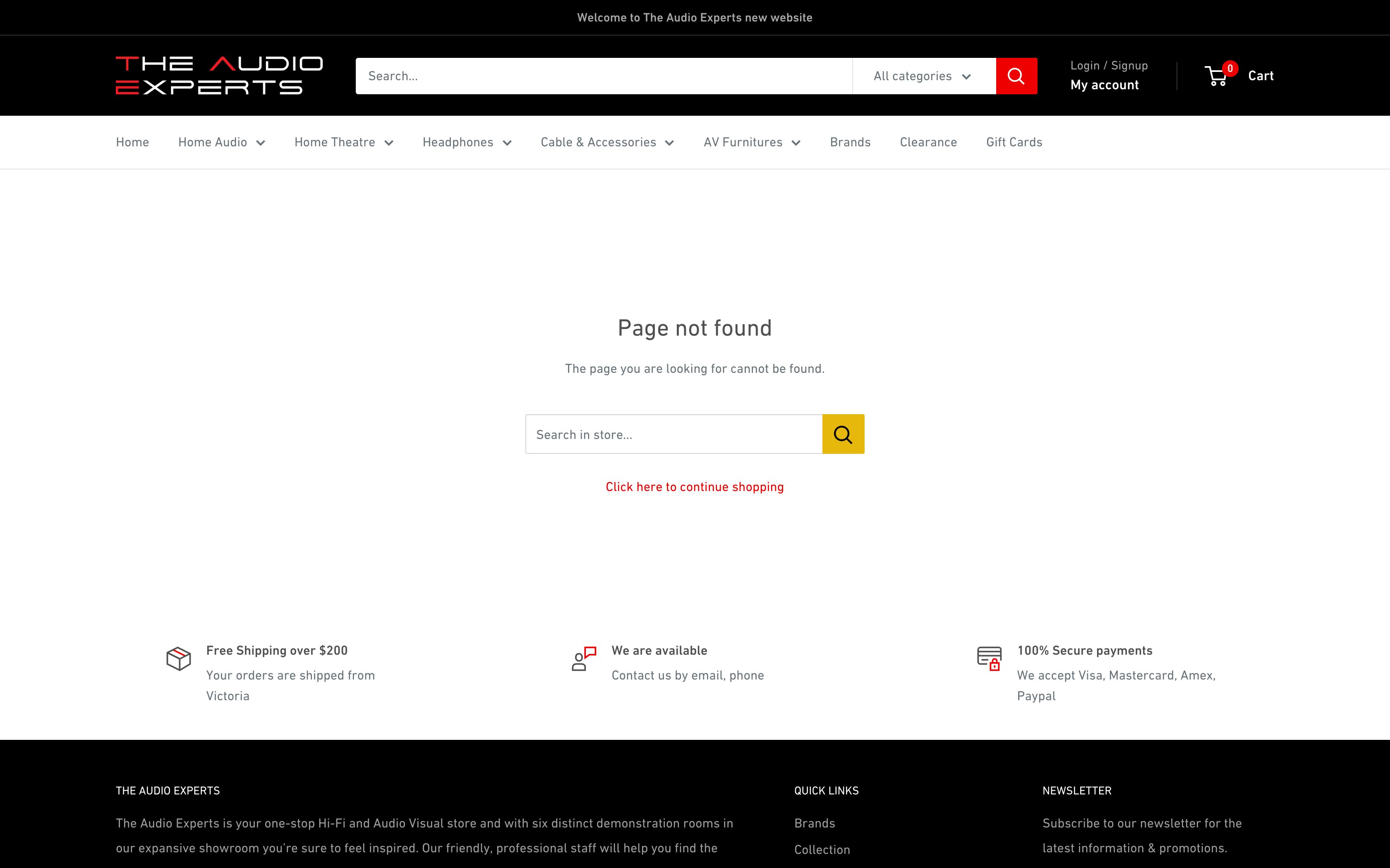 The Audio Experts - Efficient website migration and custom development screenshot 6