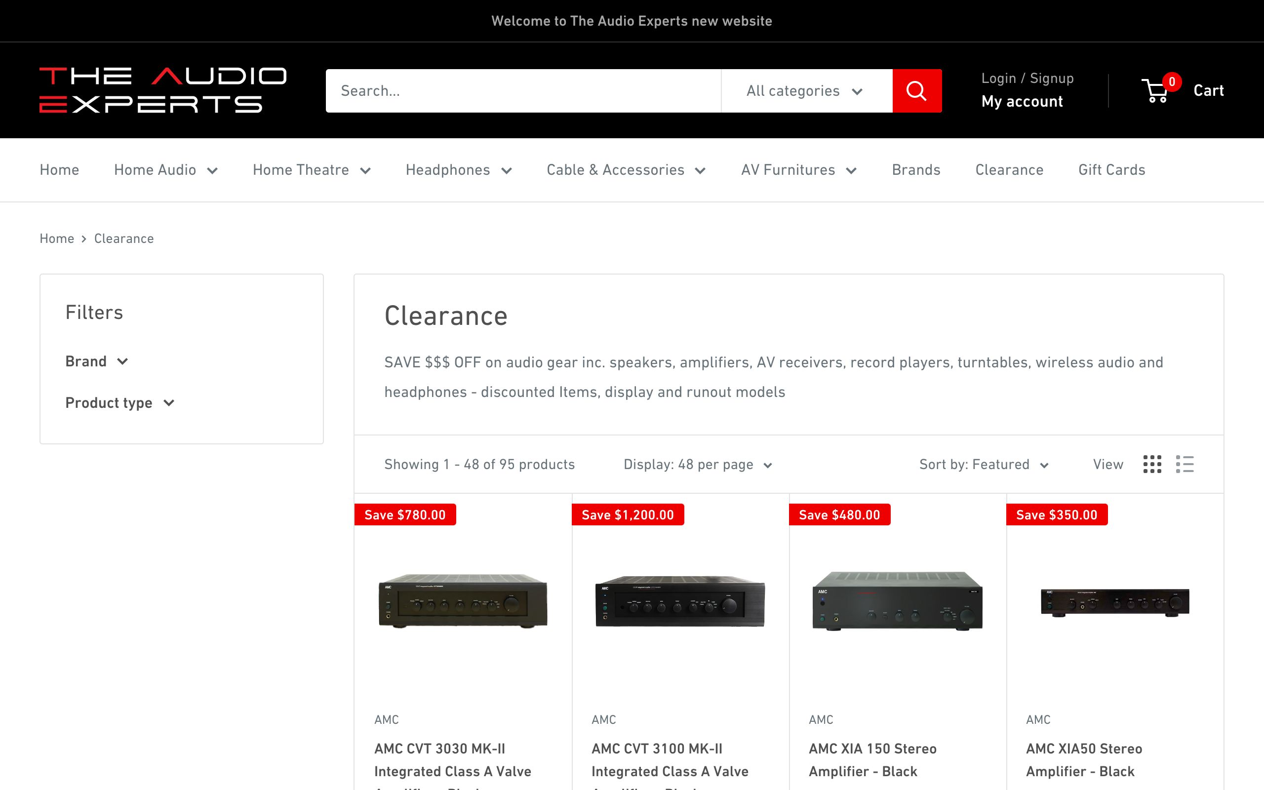 The Audio Experts - Efficient website migration and custom development screenshot 3