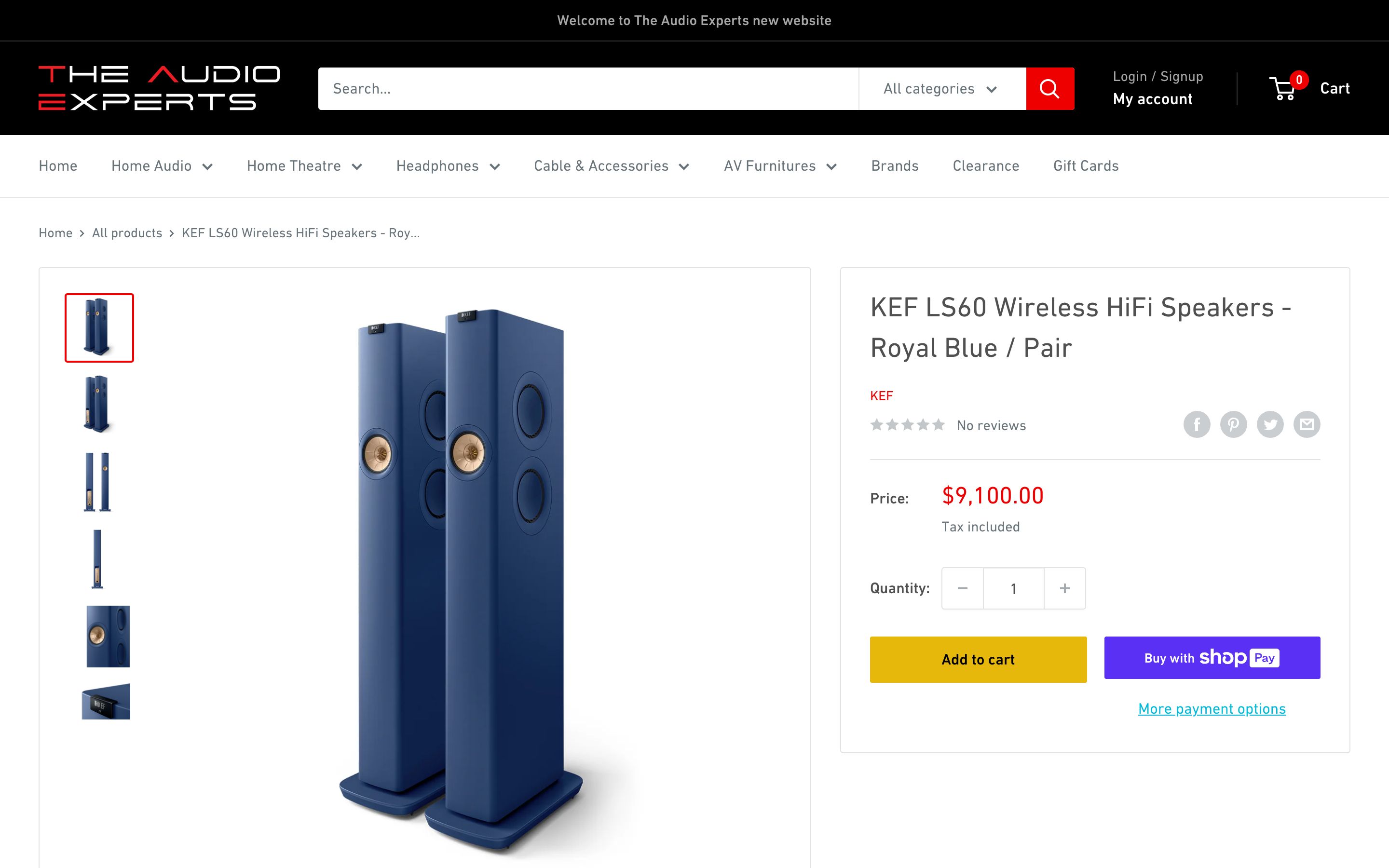 The Audio Experts - Efficient website migration and custom development screenshot 5