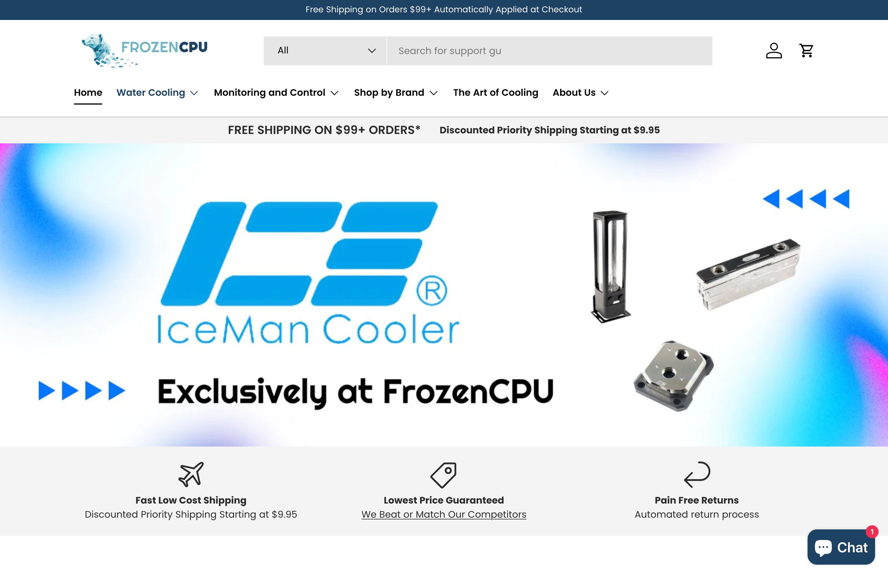 FrozenCPU Website development screenshot 4