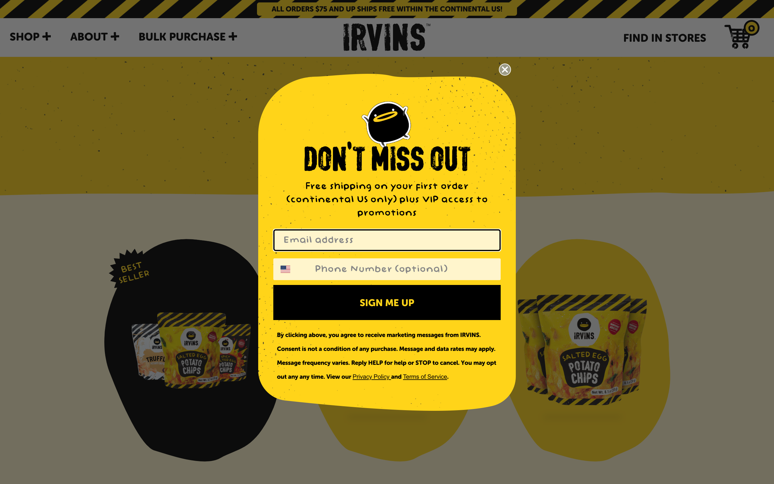Irvins screenshot 2