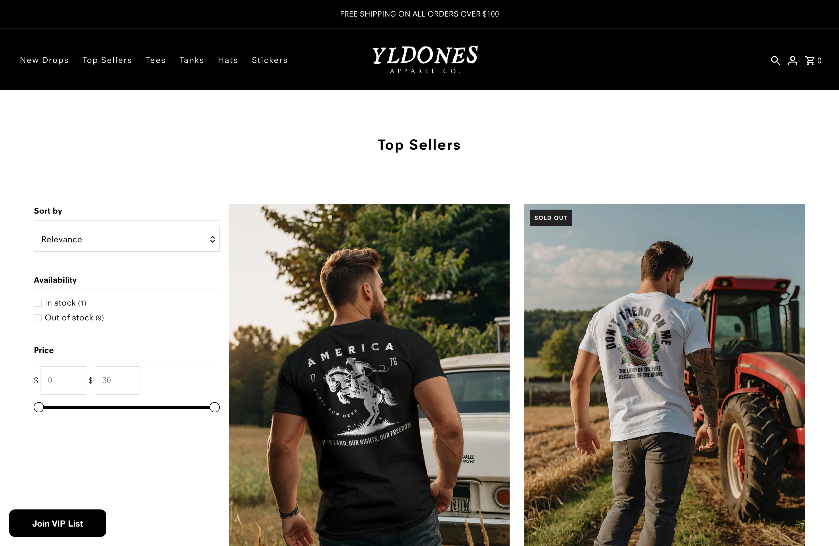 Store redesign for yldones screenshot 2