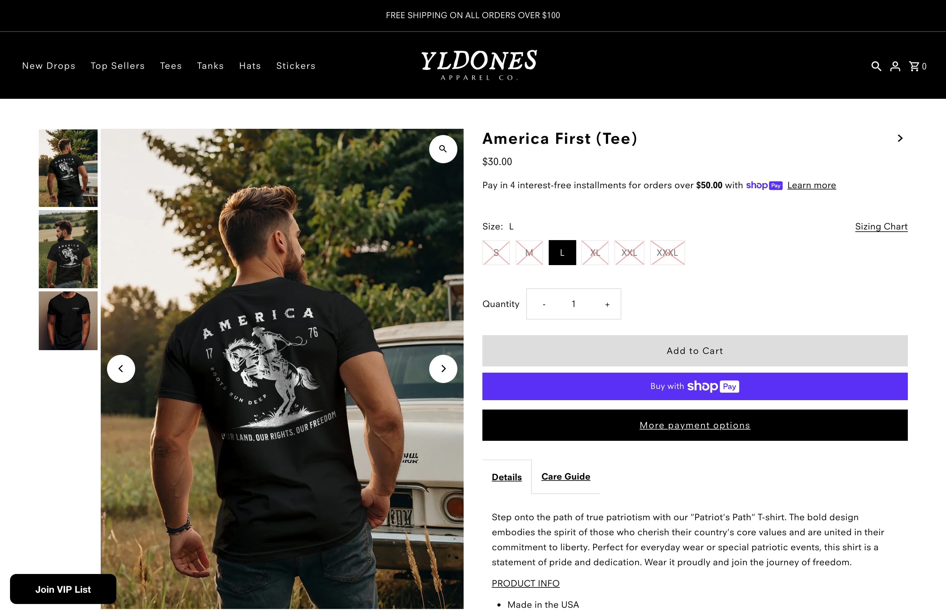 Store redesign for yldones screenshot 3