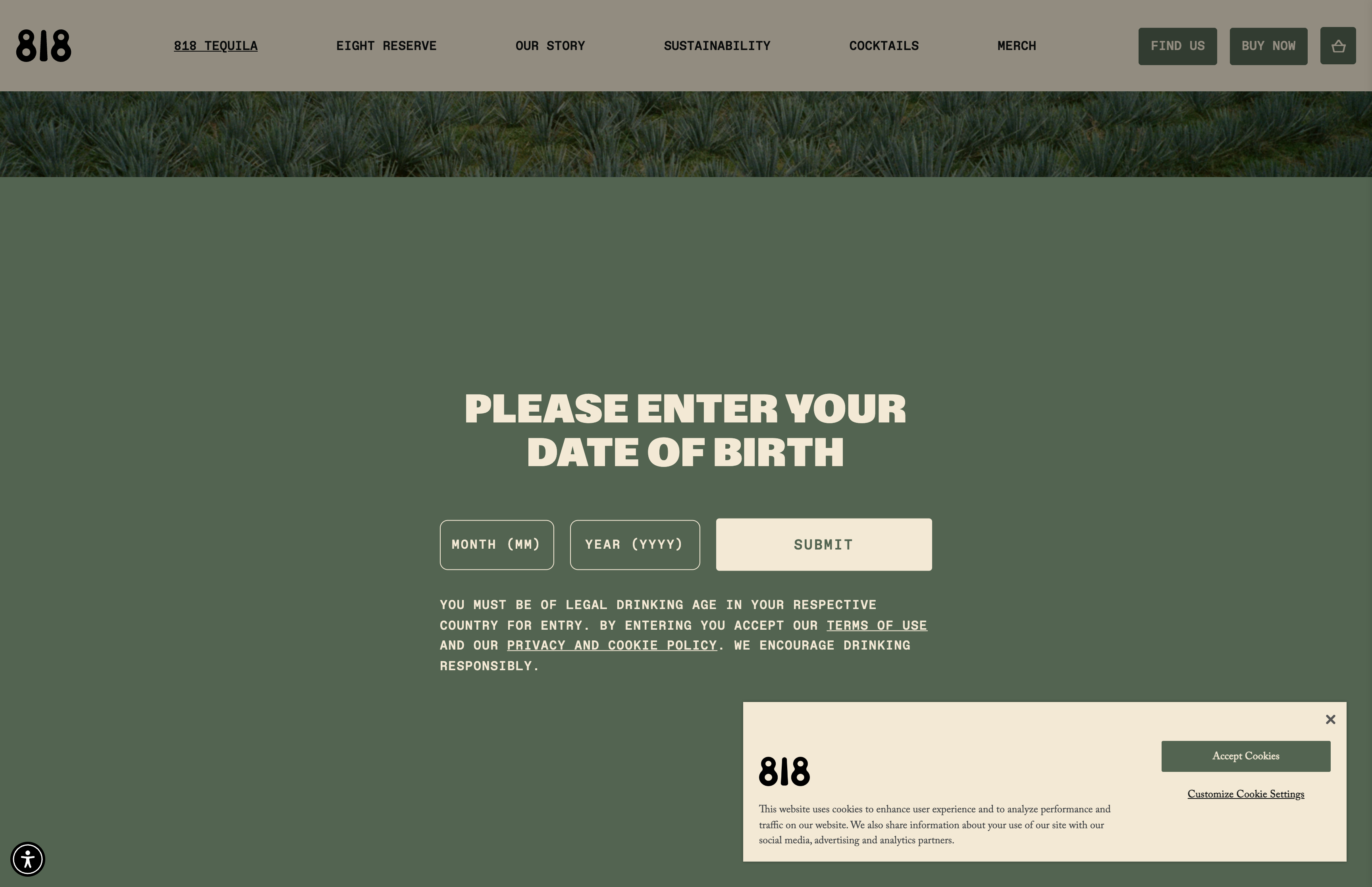 818 Tequila @drink818 screenshot