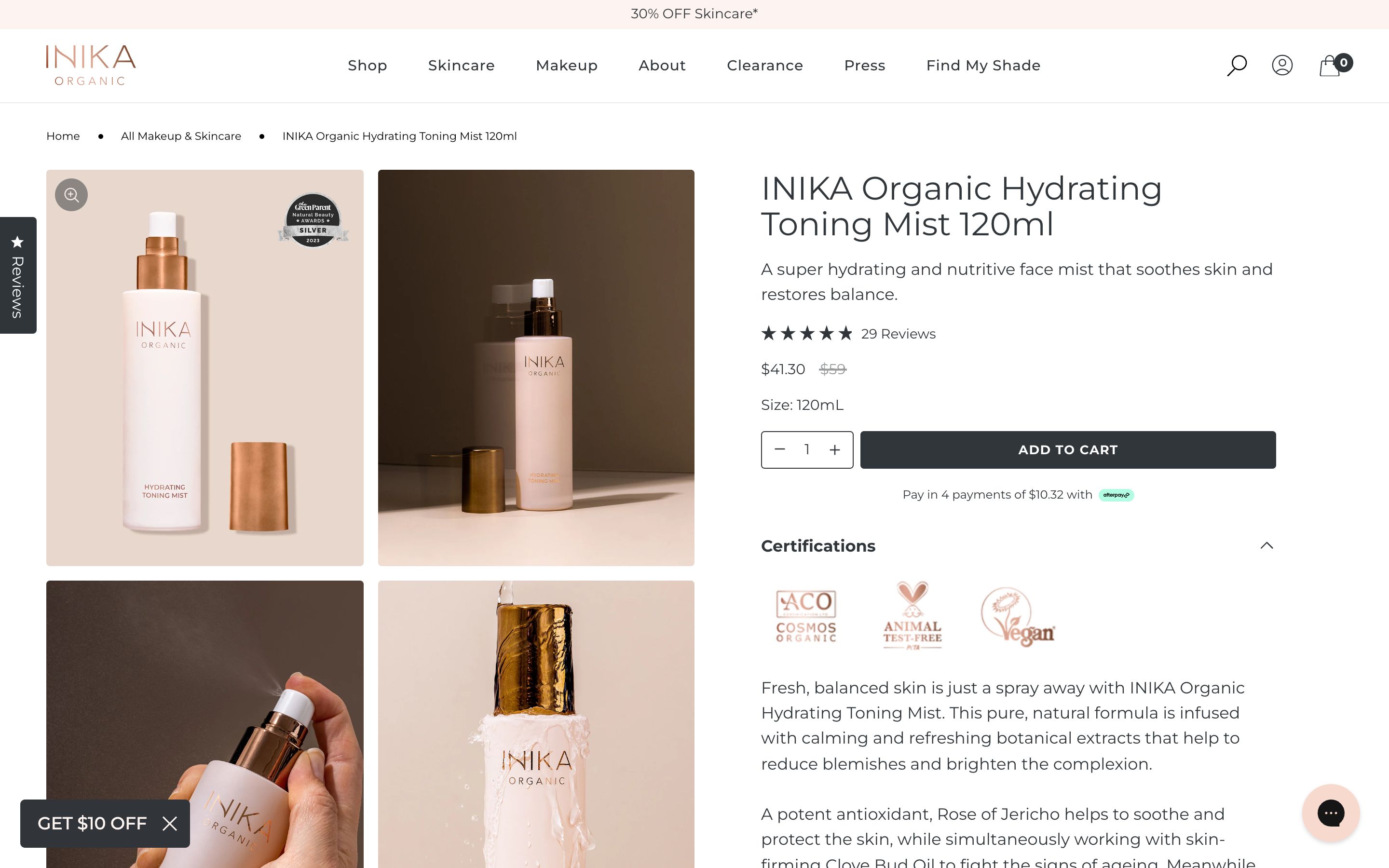 Inika Organic screenshot 3