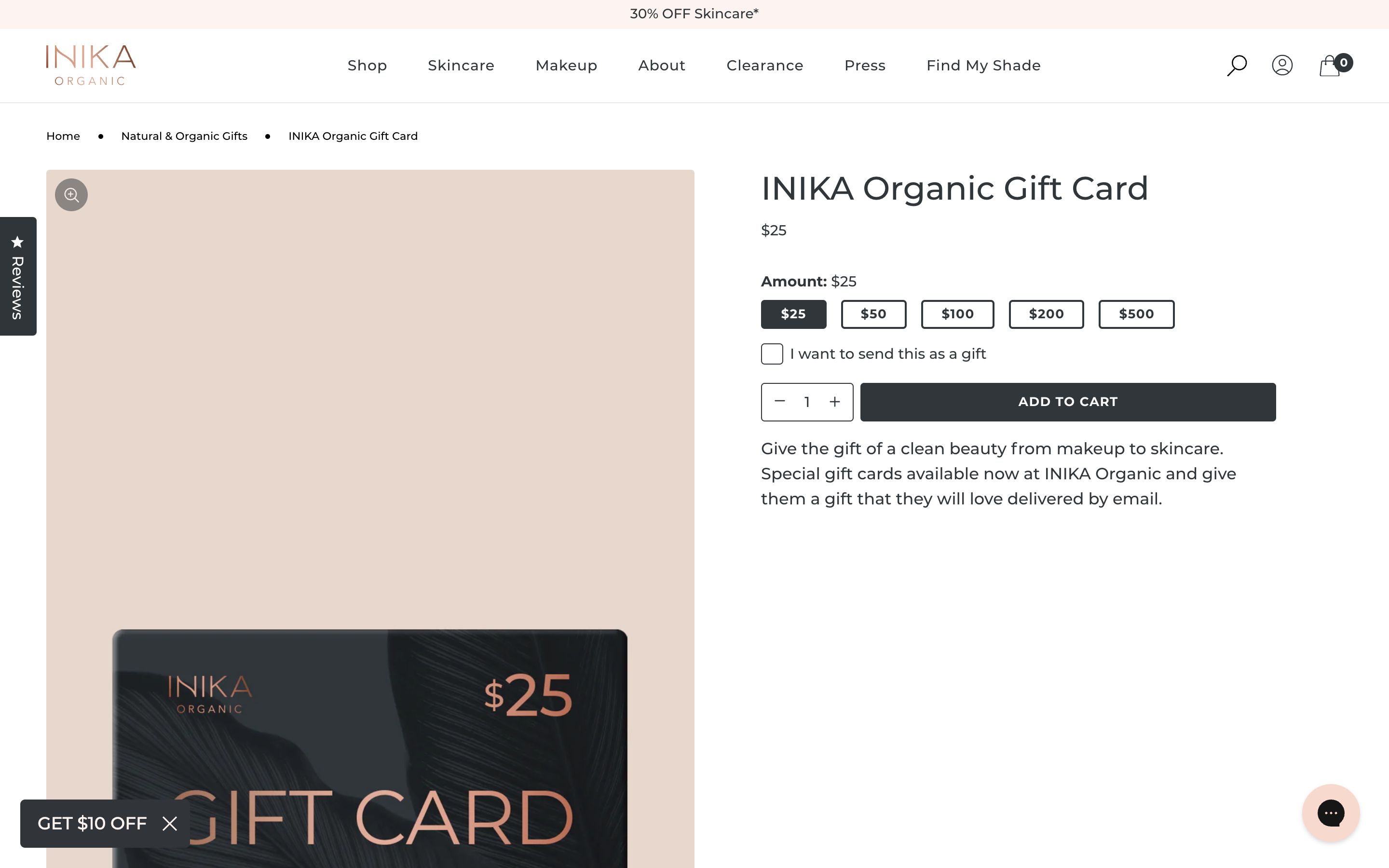 Inika Organic screenshot 2